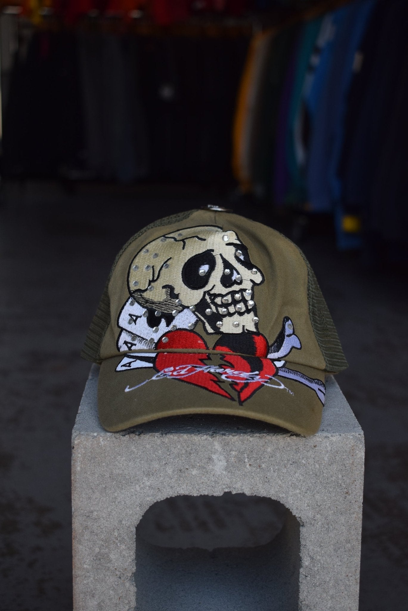 Vintage Ed Hardy Embroidered Hat - Retrospective Store