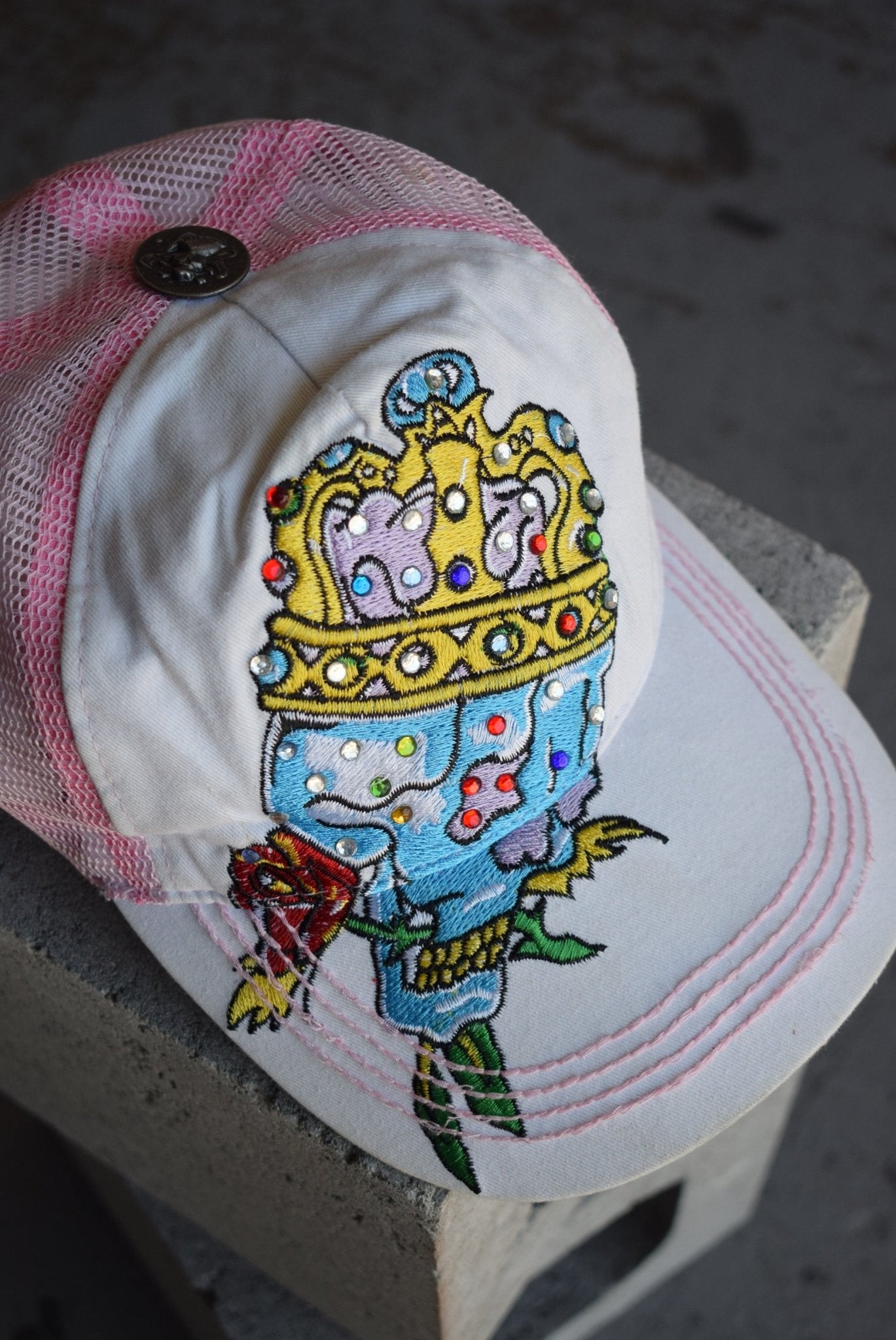 Vintage Ed Hardy Embroidered Hat - Retrospective Store