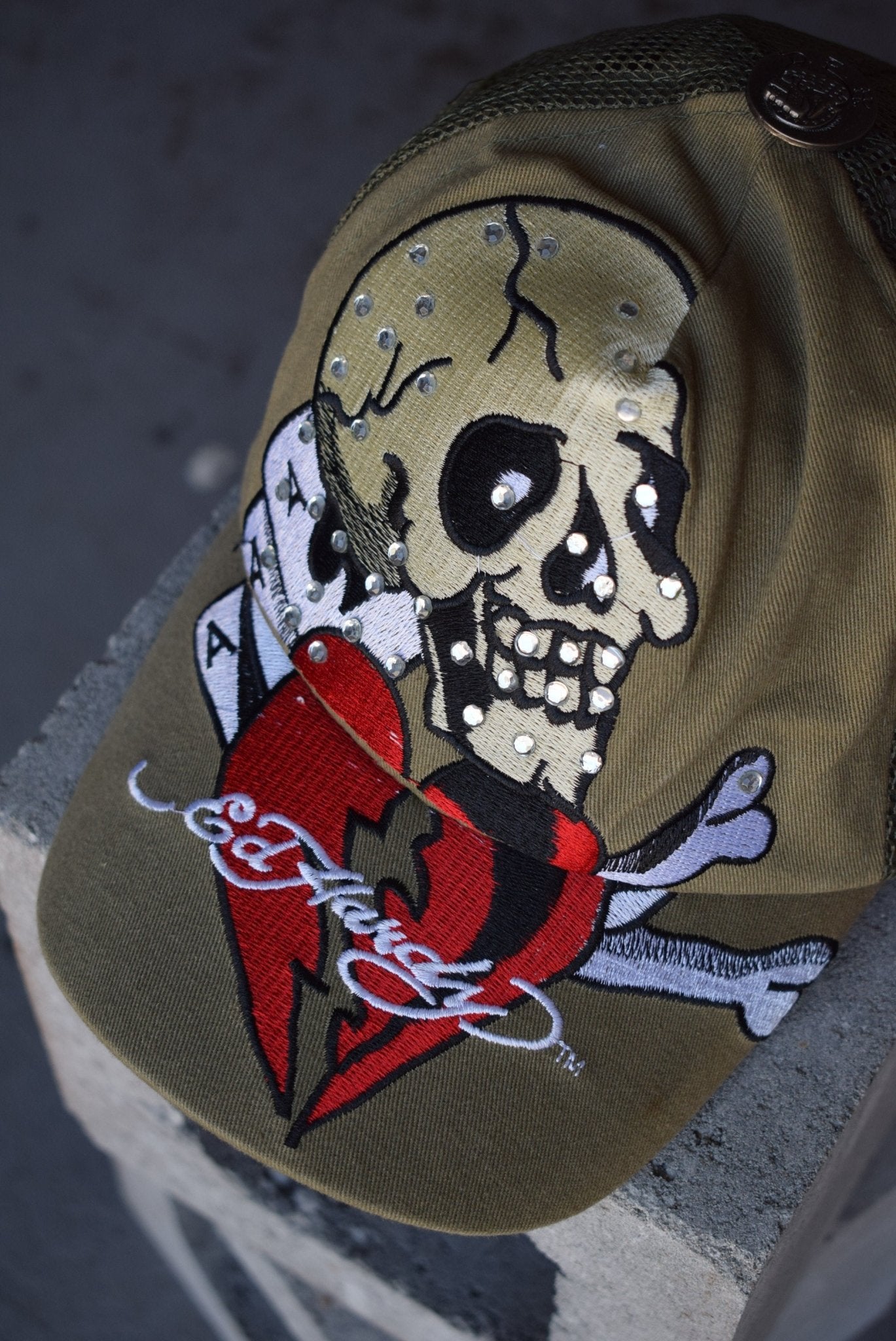 Vintage Ed Hardy Embroidered Hat - Retrospective Store