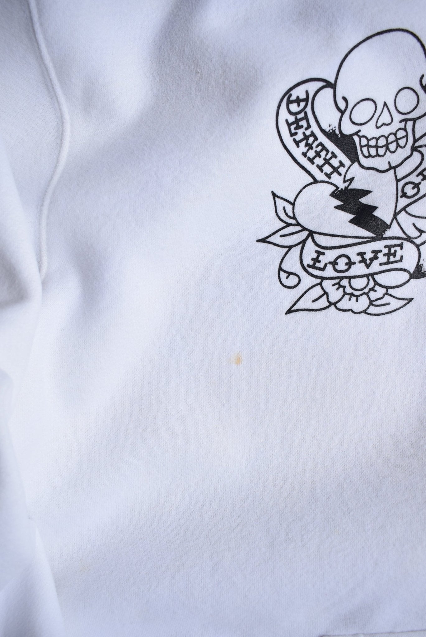 Vintage Ed Hardy Graphic Full - Zip Hoodie (XL/XXL) - Retrospective Store