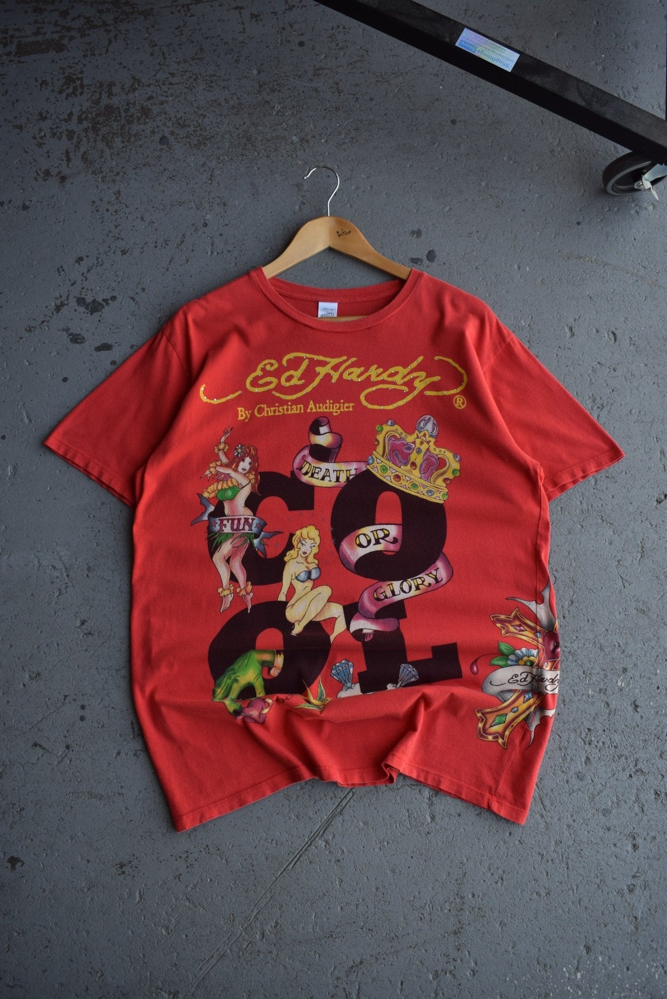 Vintage Ed Hardy Graphic Tee (L) - Retrospective Store