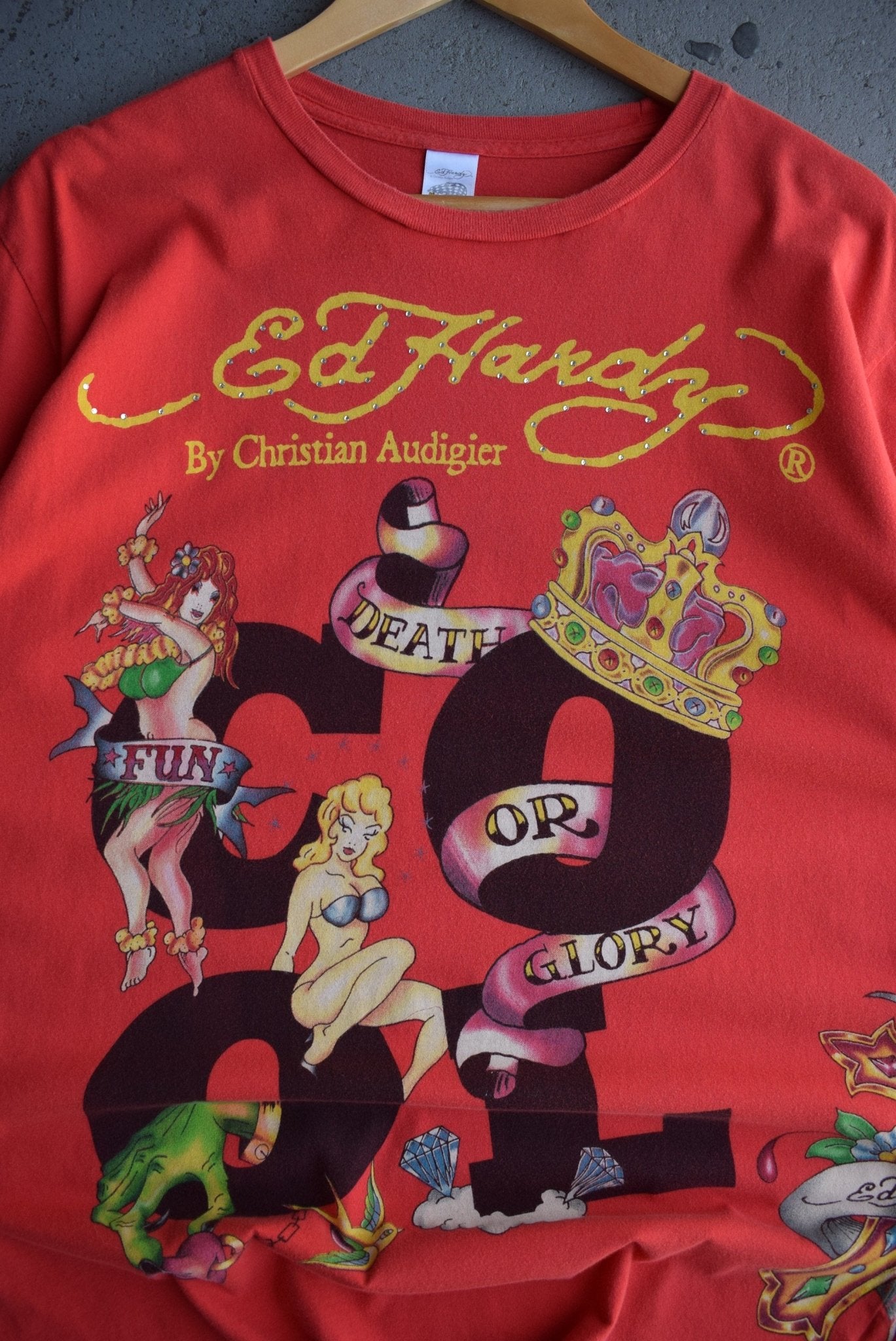 Vintage Ed Hardy Graphic Tee (L) - Retrospective Store