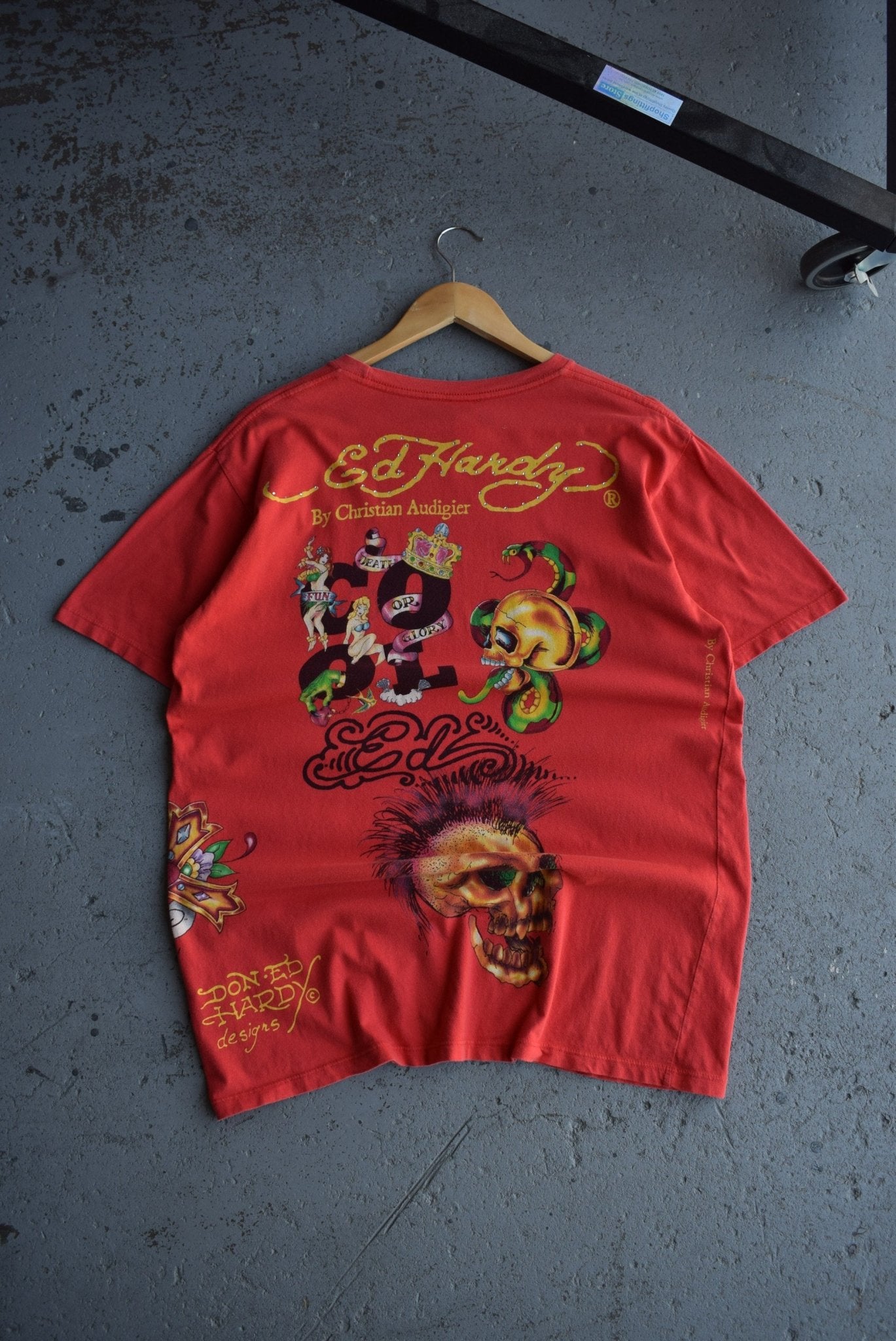 Vintage Ed Hardy Graphic Tee (L) - Retrospective Store