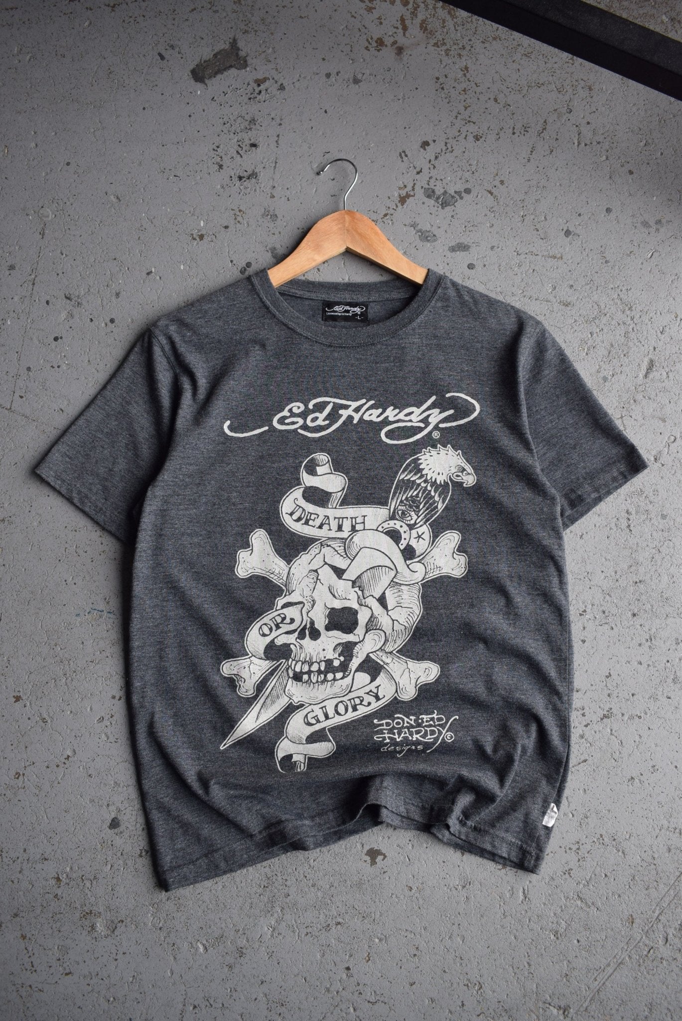 Vintage Ed Hardy Graphic Tee (S/M) - Retrospective Store