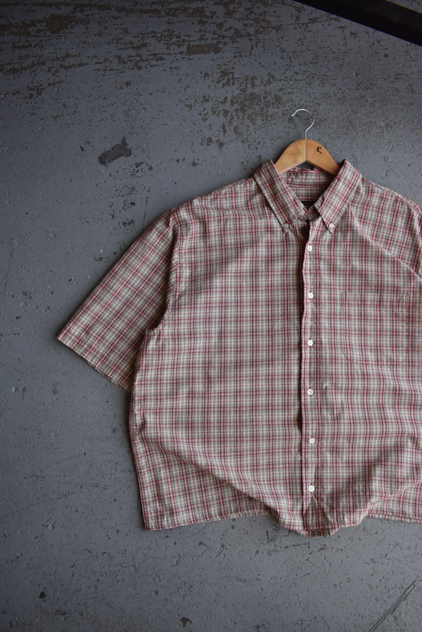 Vintage Eddie Bauer Cropped Button Up (L/XL) - Retrospective Store