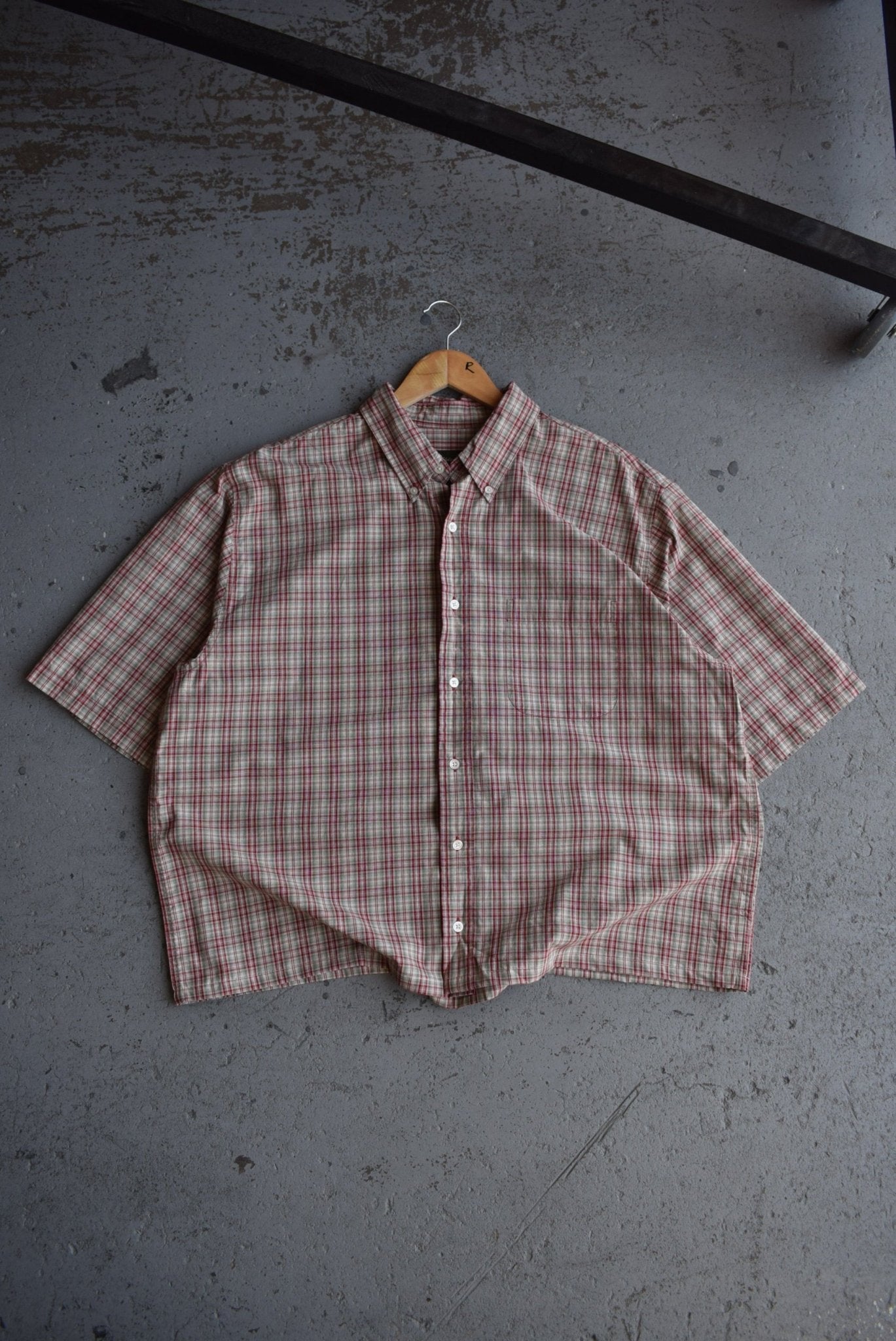 Vintage Eddie Bauer Cropped Button Up (L/XL) - Retrospective Store