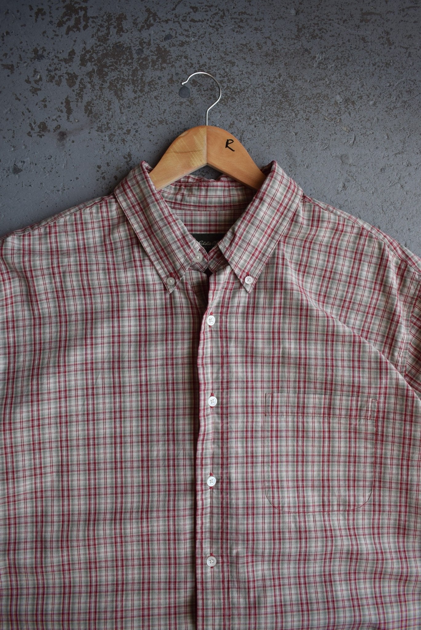 Vintage Eddie Bauer Cropped Button Up (L/XL) - Retrospective Store