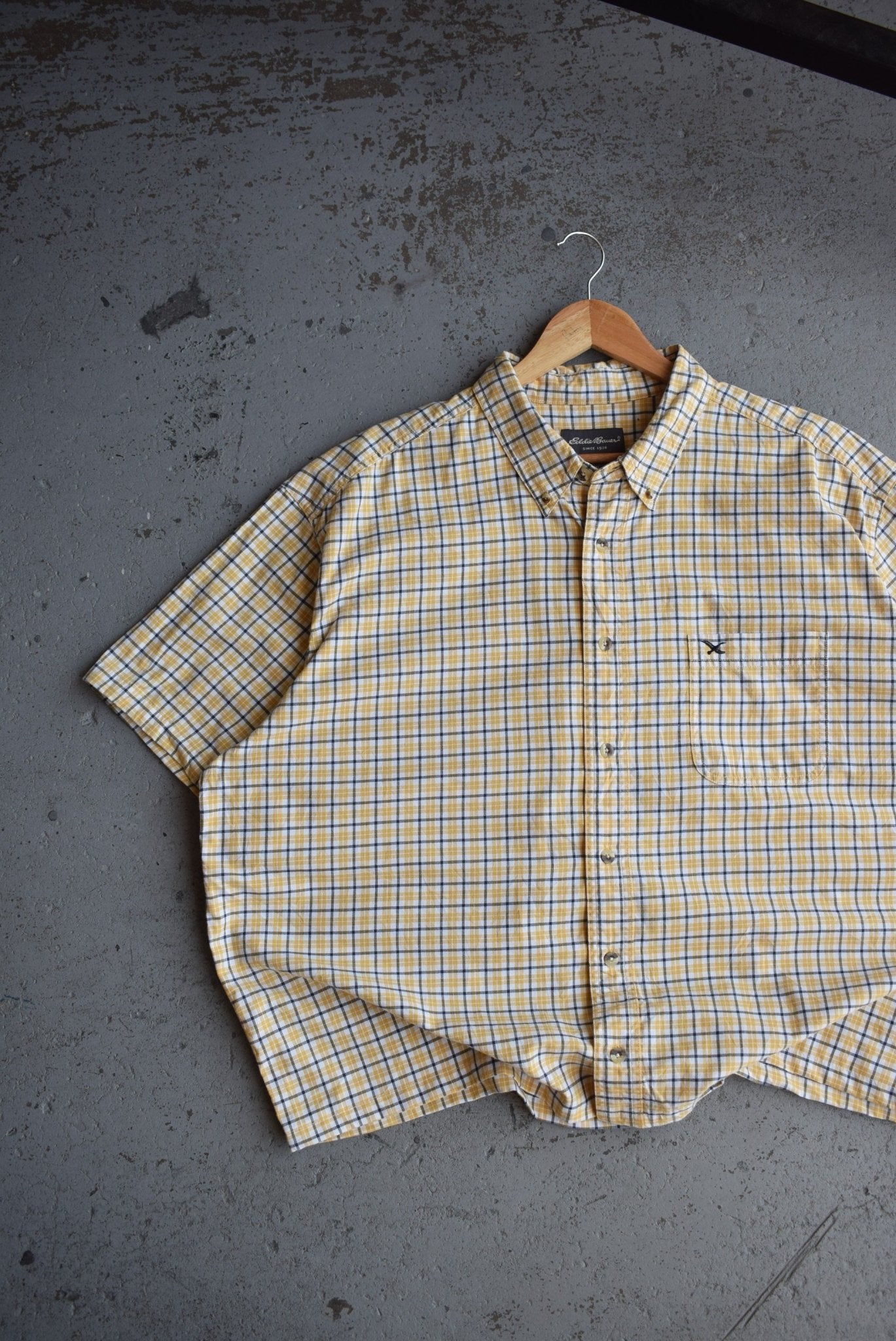 Vintage Eddie Bauer Cropped Button Up (XXL) - Retrospective Store