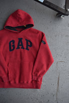 Vintage GAP Embroidered Spellout Fleece Hoodie (S) - Retrospective Store