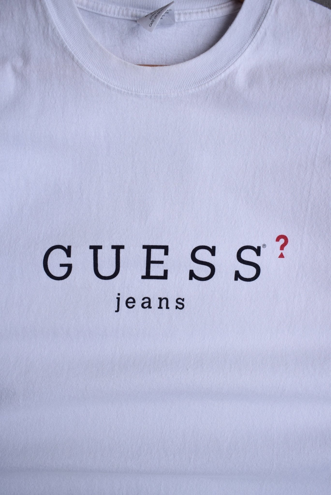 Vintage Guess Jeans Spellout Tee (M/L) - Retrospective Store