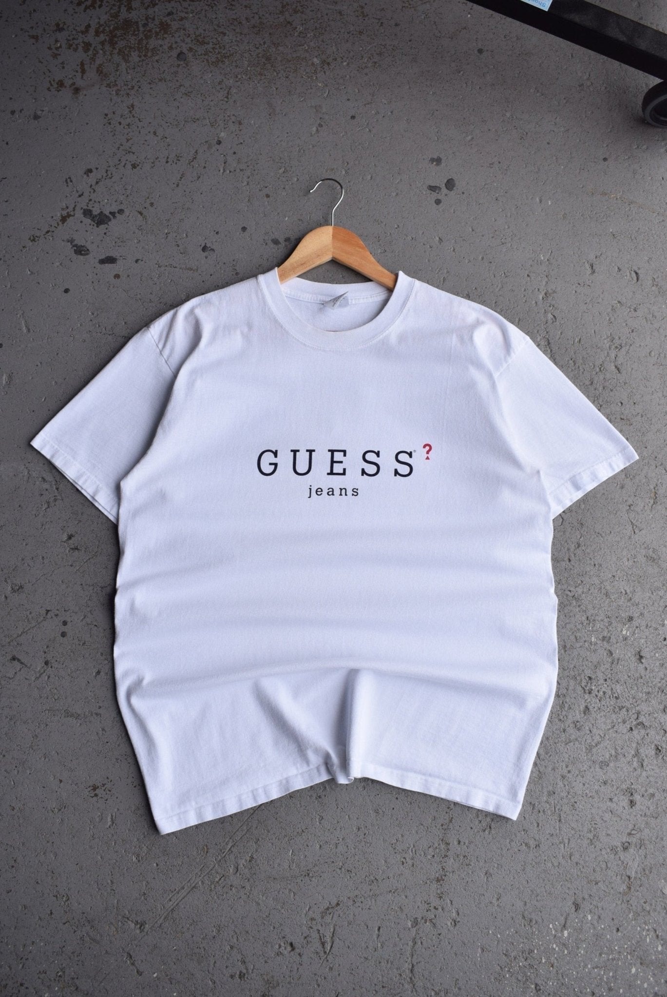 Vintage Guess Jeans Spellout Tee (M/L) - Retrospective Store