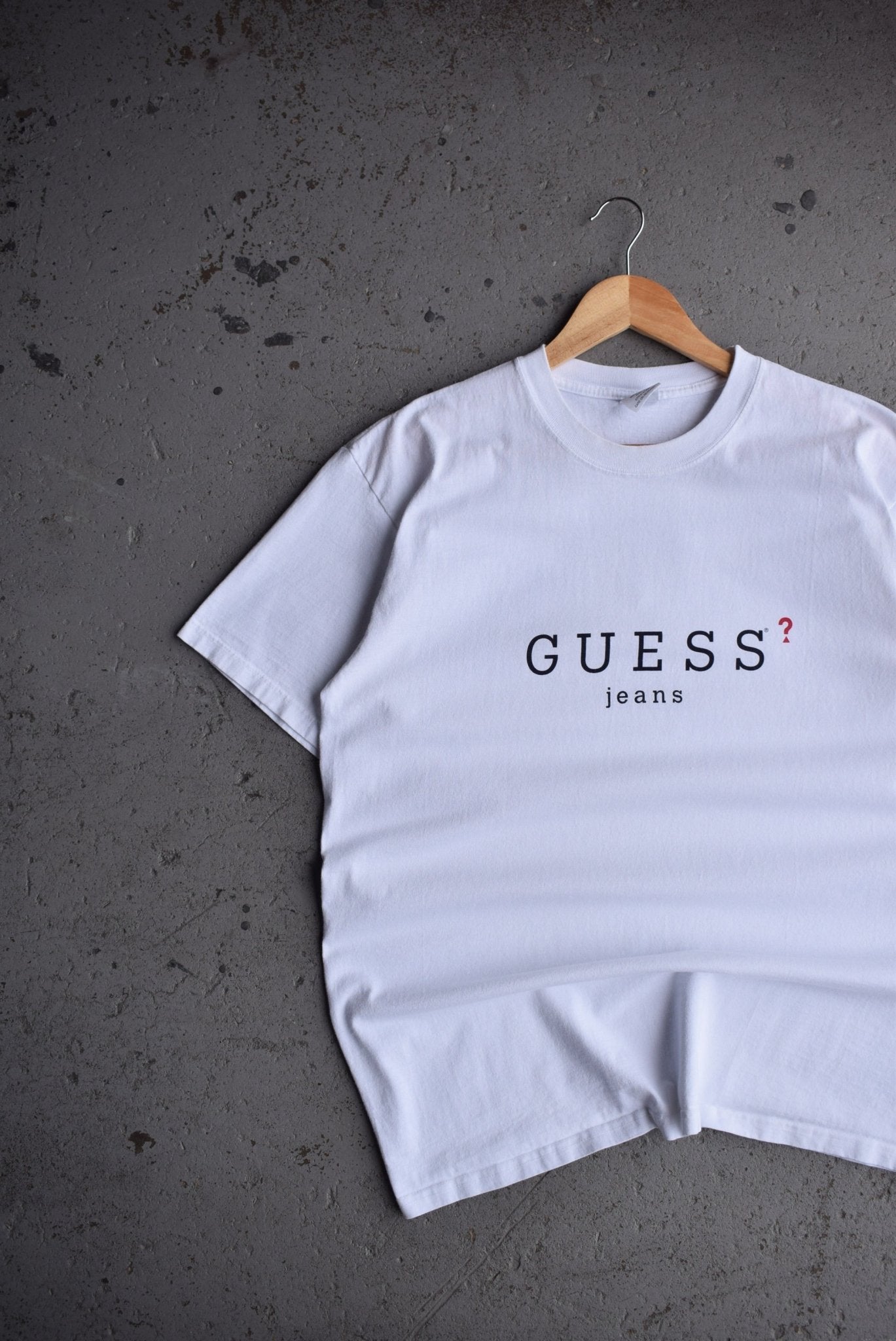 Vintage Guess Jeans Spellout Tee (M/L) - Retrospective Store