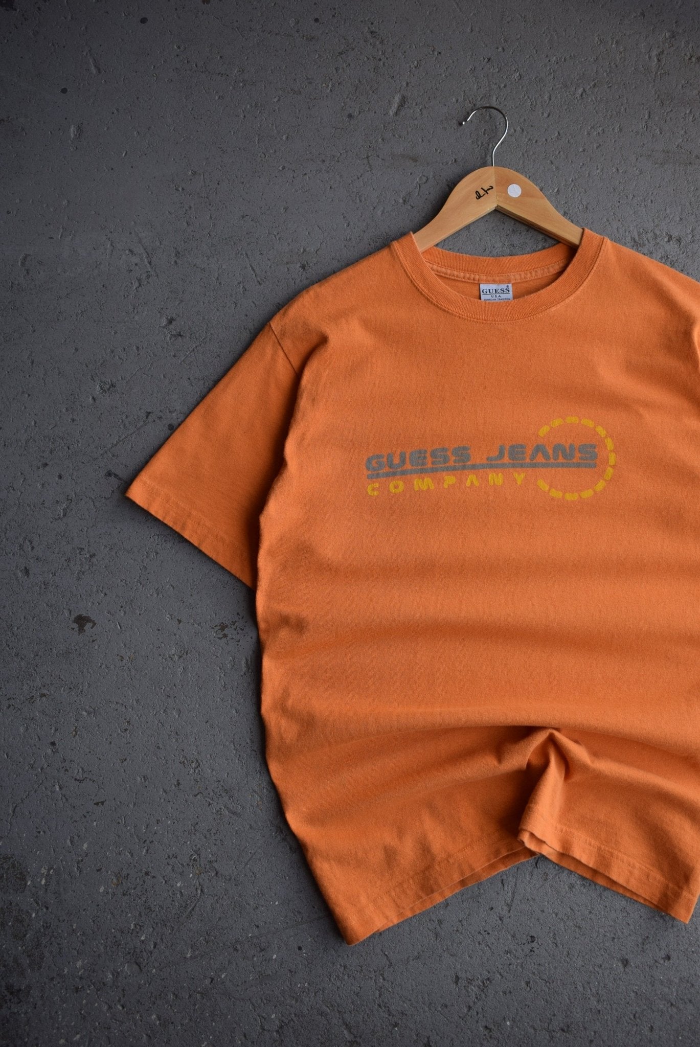 Vintage Guess Jeans Spellout Tee (S) - Retrospective Store