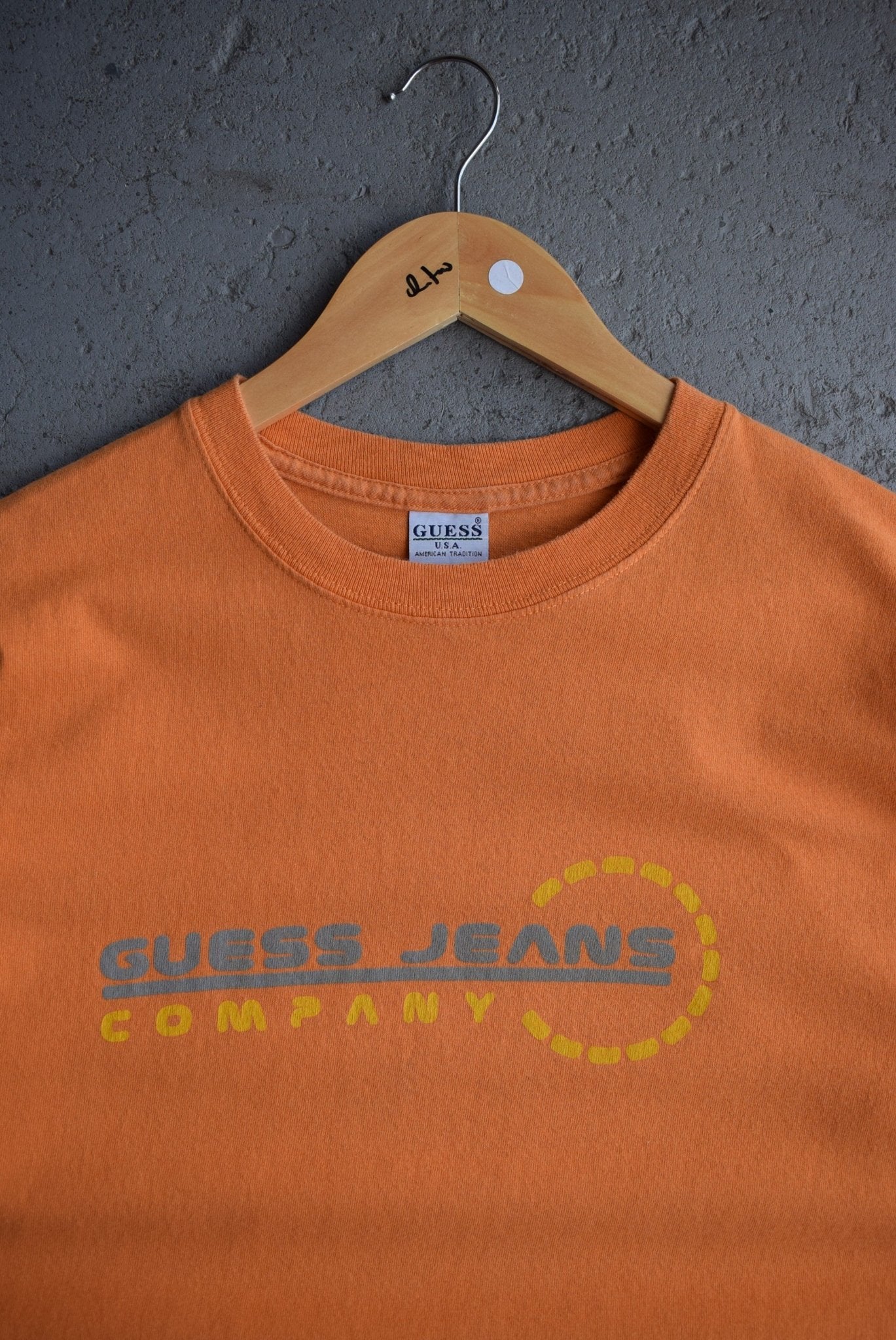 Vintage Guess Jeans Spellout Tee (S) - Retrospective Store