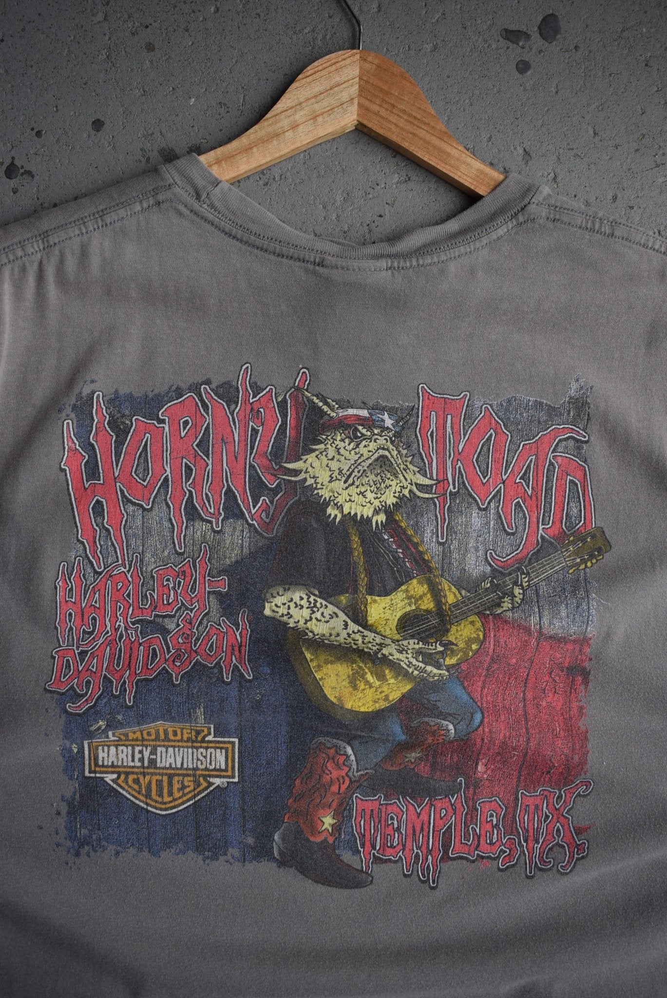 Vintage Harley Davidson 'Horny Toad' Pocket Tank (XL) - Retrospective Store