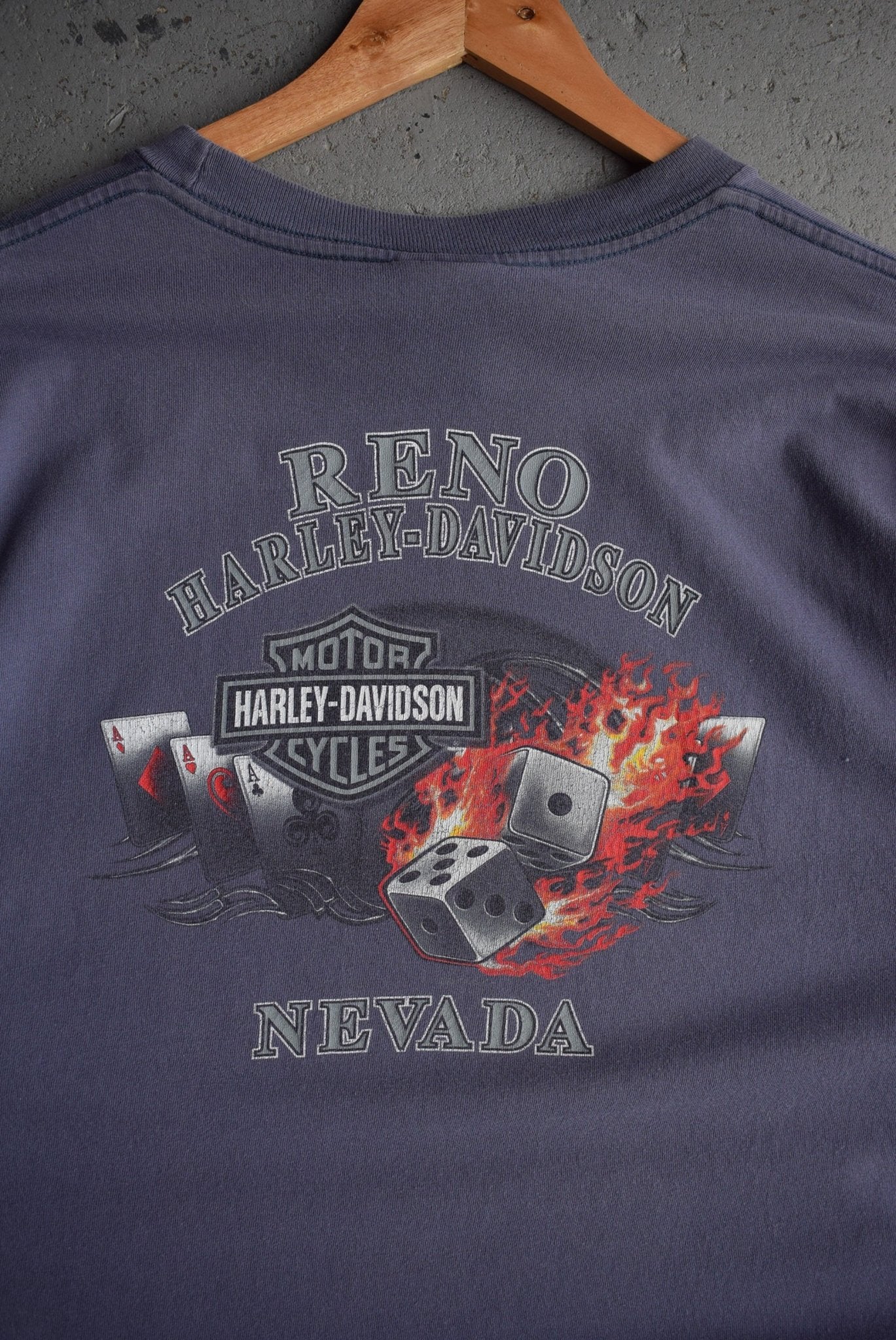 Vintage Harley Davidson Motorcycles Las Vegas Tee (XL) - Retrospective Store