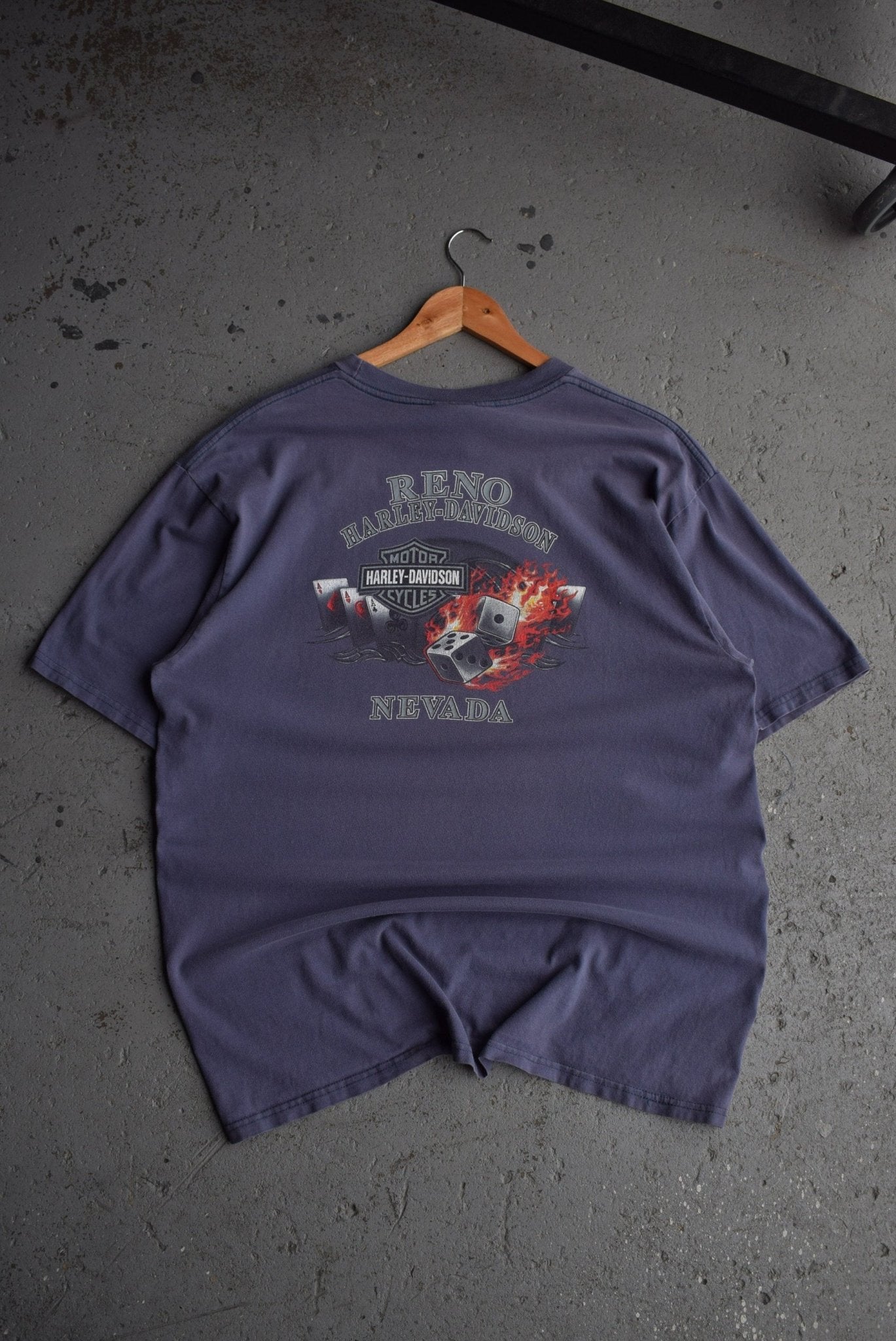 Vintage Harley Davidson Motorcycles Las Vegas Tee (XL) - Retrospective Store