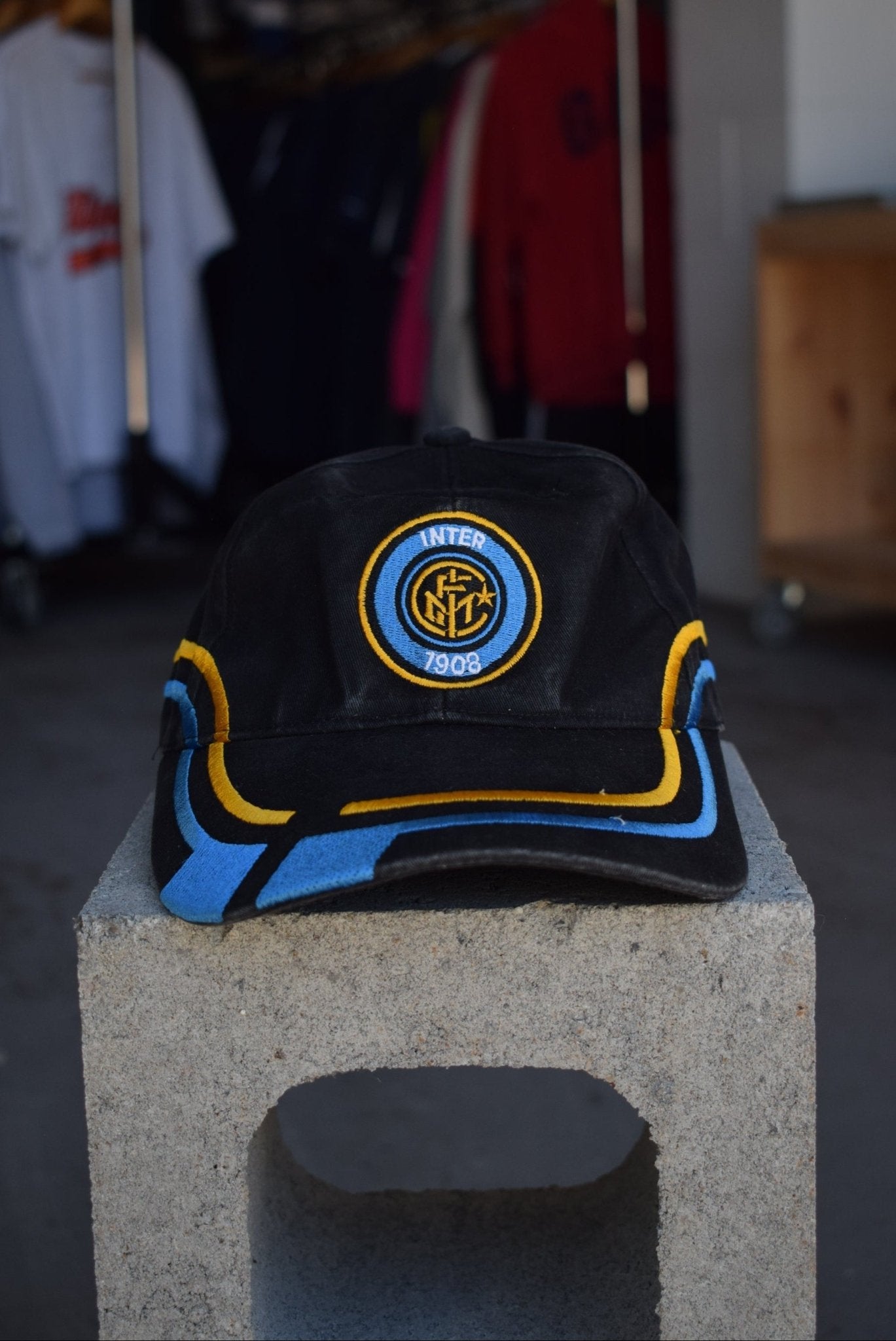 Vintage Inter Milan Embroidered Hat - Retrospective Store
