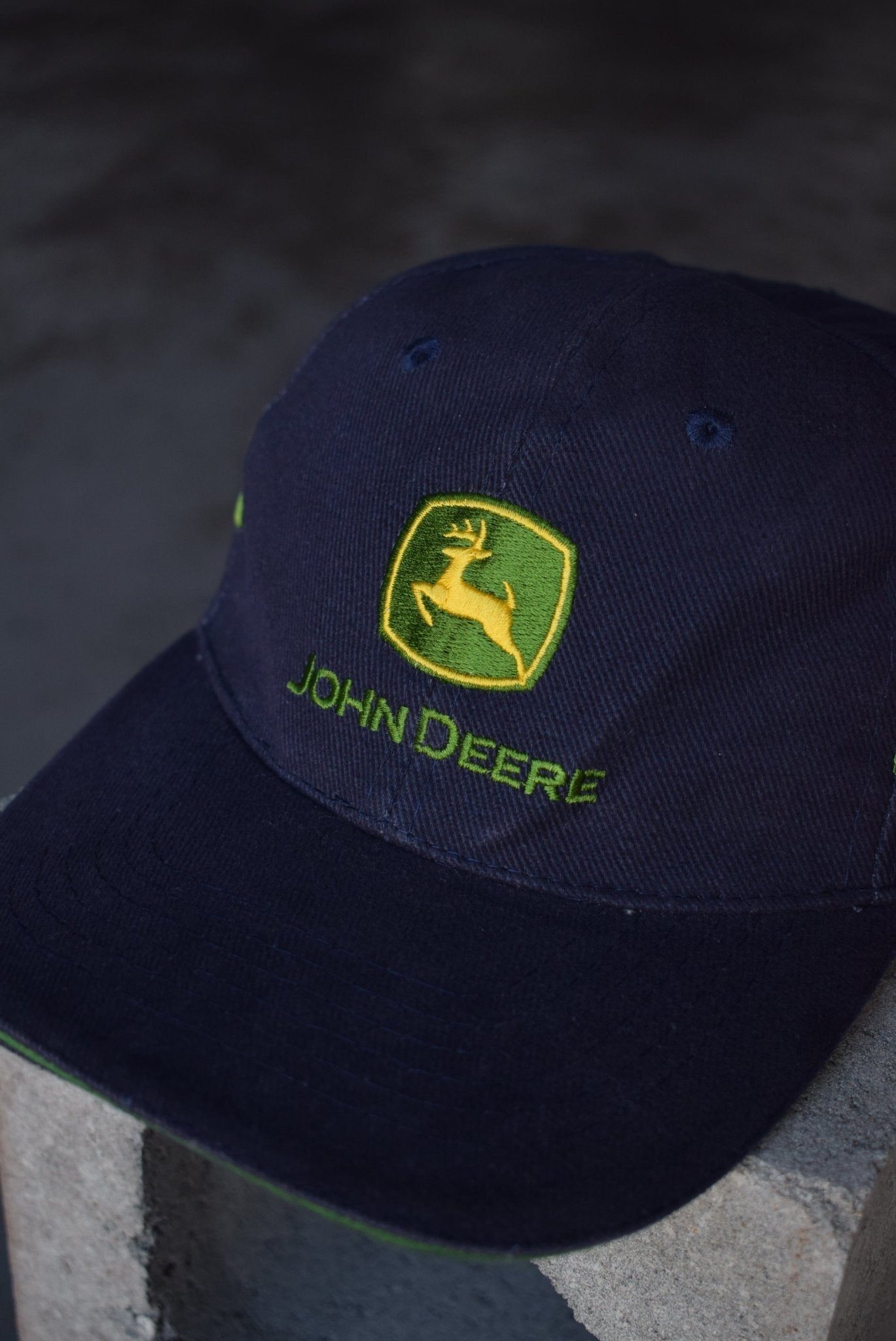Vintage John Deere Embroidered Hat - Retrospective Store
