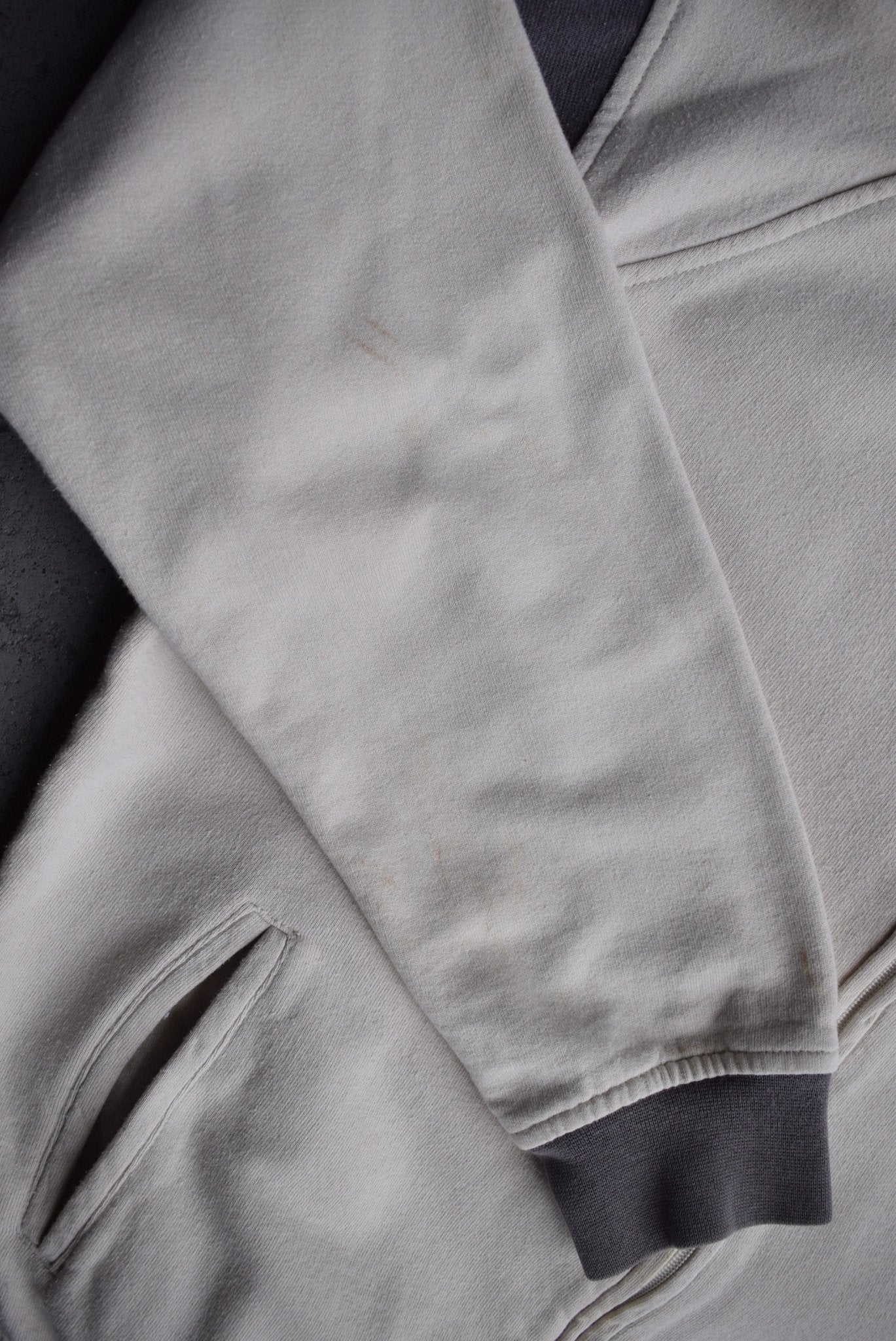 Vintage Kappa Classic Logo Embroidered Full - Zip Hoodie (M/L) - Retrospective Store