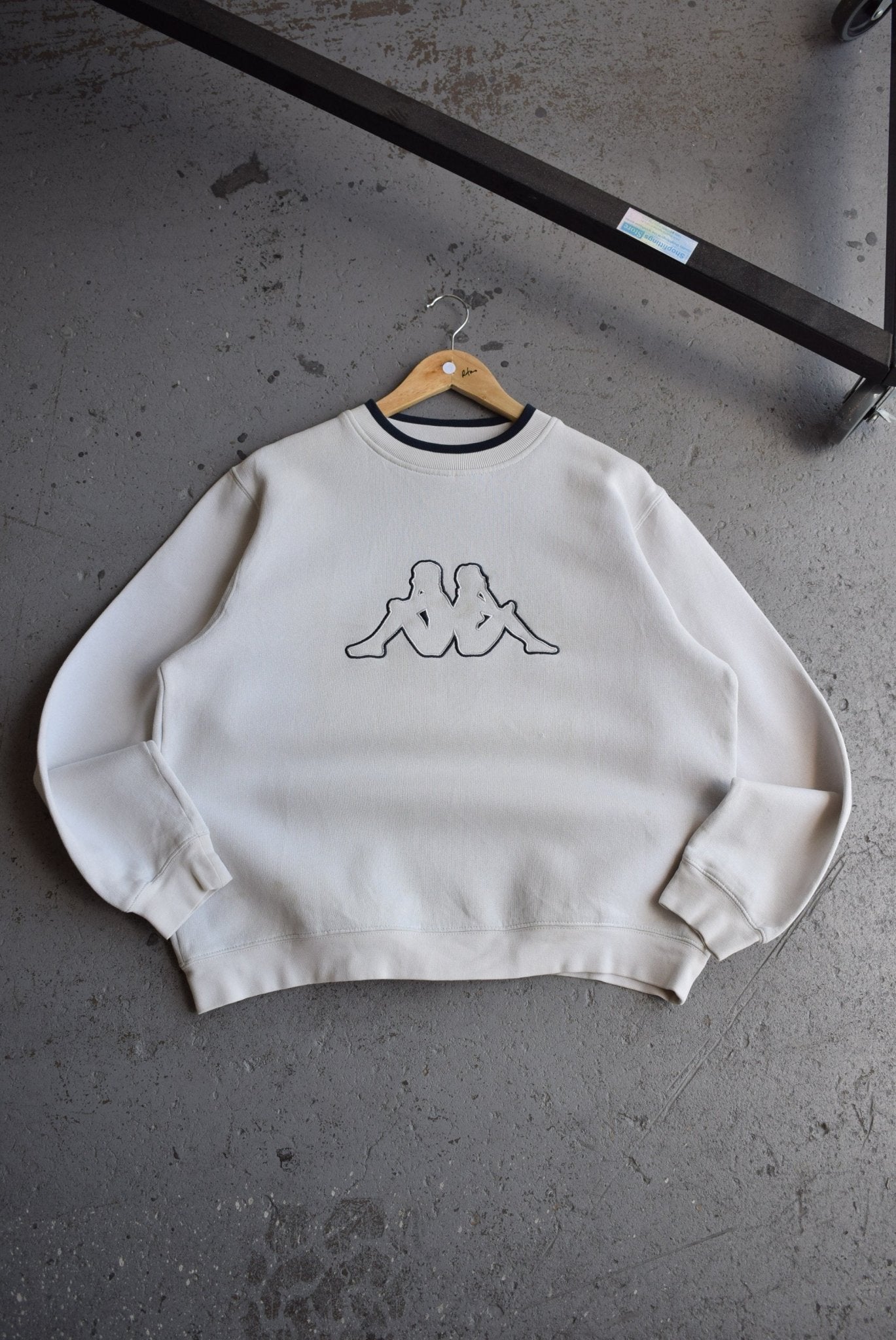 Vintage Kappa Originals Classic Logo Embroidered Crewneck (M) - Retrospective Store