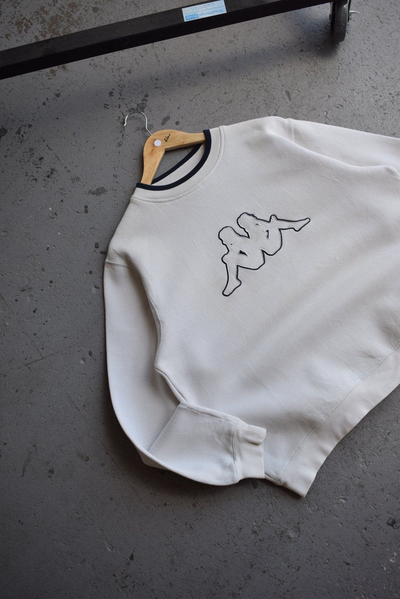 Vintage Kappa Originals Classic Logo Embroidered Crewneck (M) - Retrospective Store