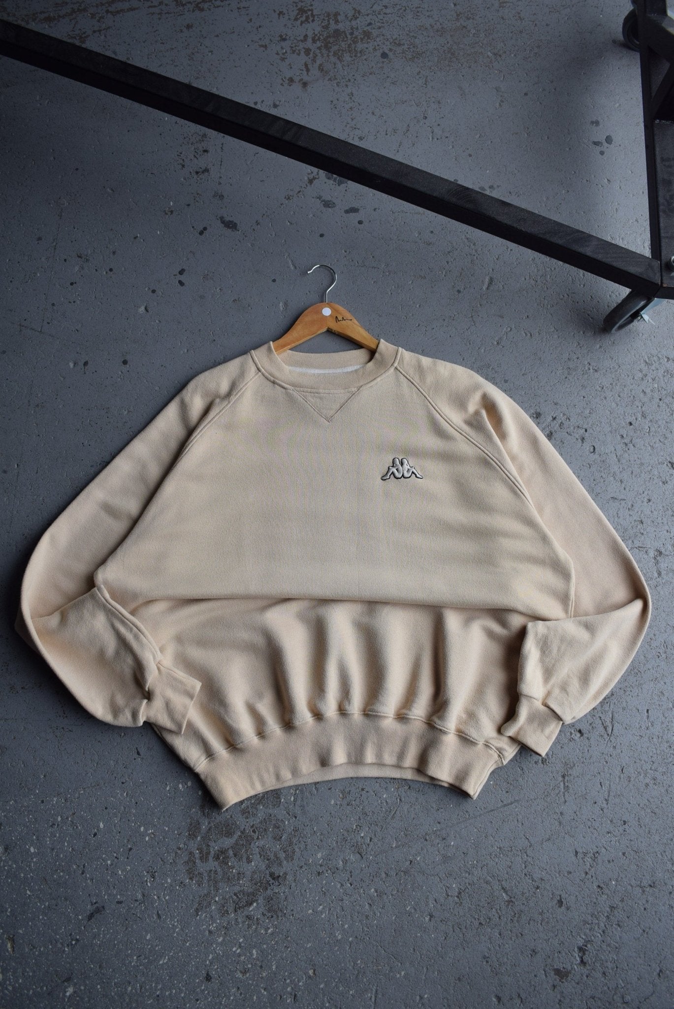 Vintage Kappa Originals Embroidered Classic Logo Crewneck (XL) - Retrospective Store
