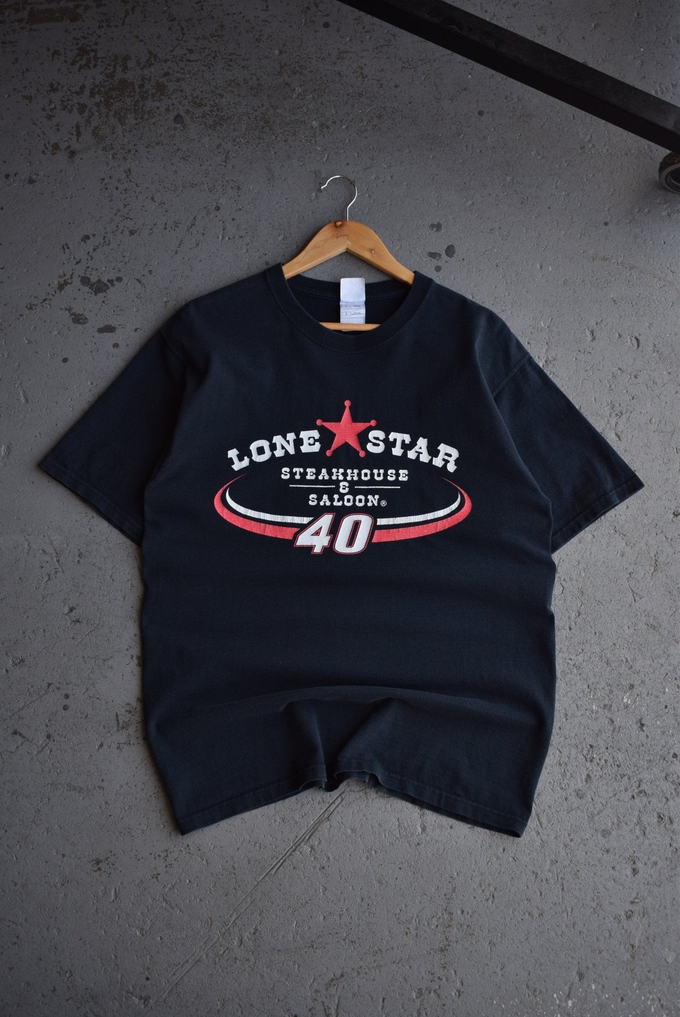 Vintage Lone Star Saloon Racing Tee (M) - Retrospective Store