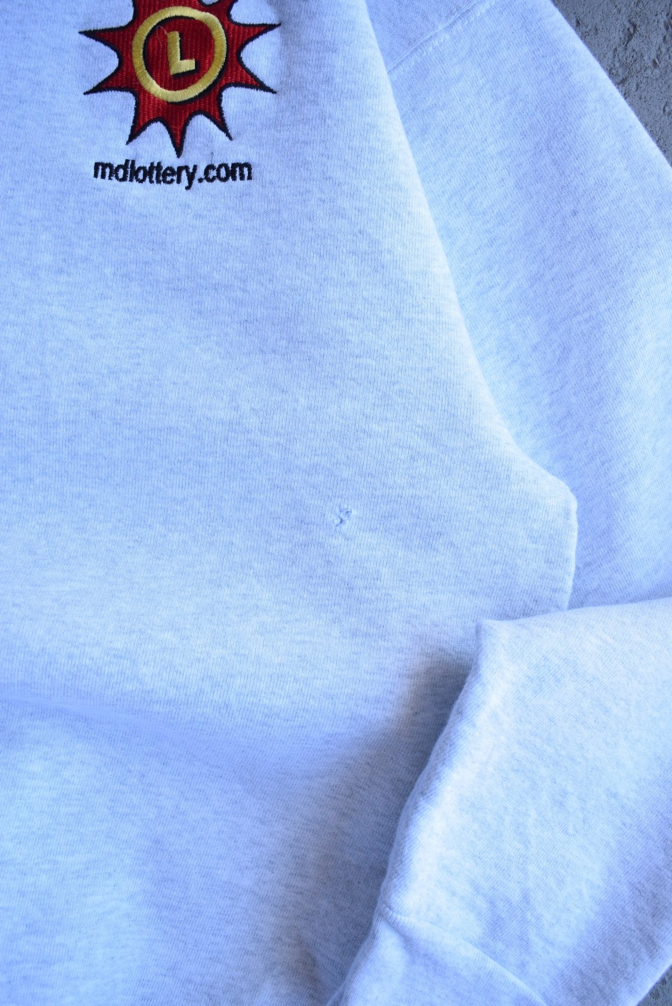Vintage Lottery Embroidered Crewneck (M) - Retrospective Store