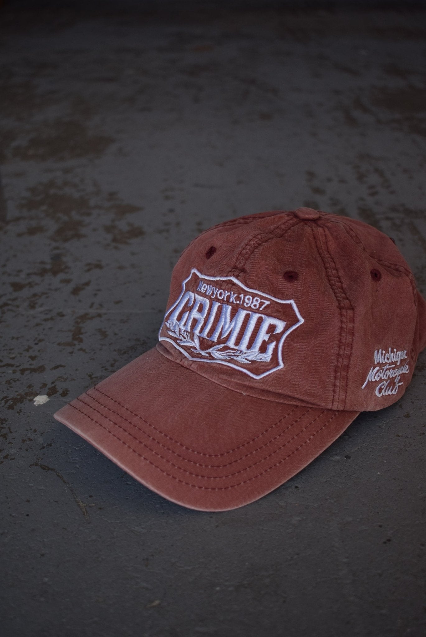 Vintage Michigan Motorcycle Club Y2K Hat - Retrospective Store