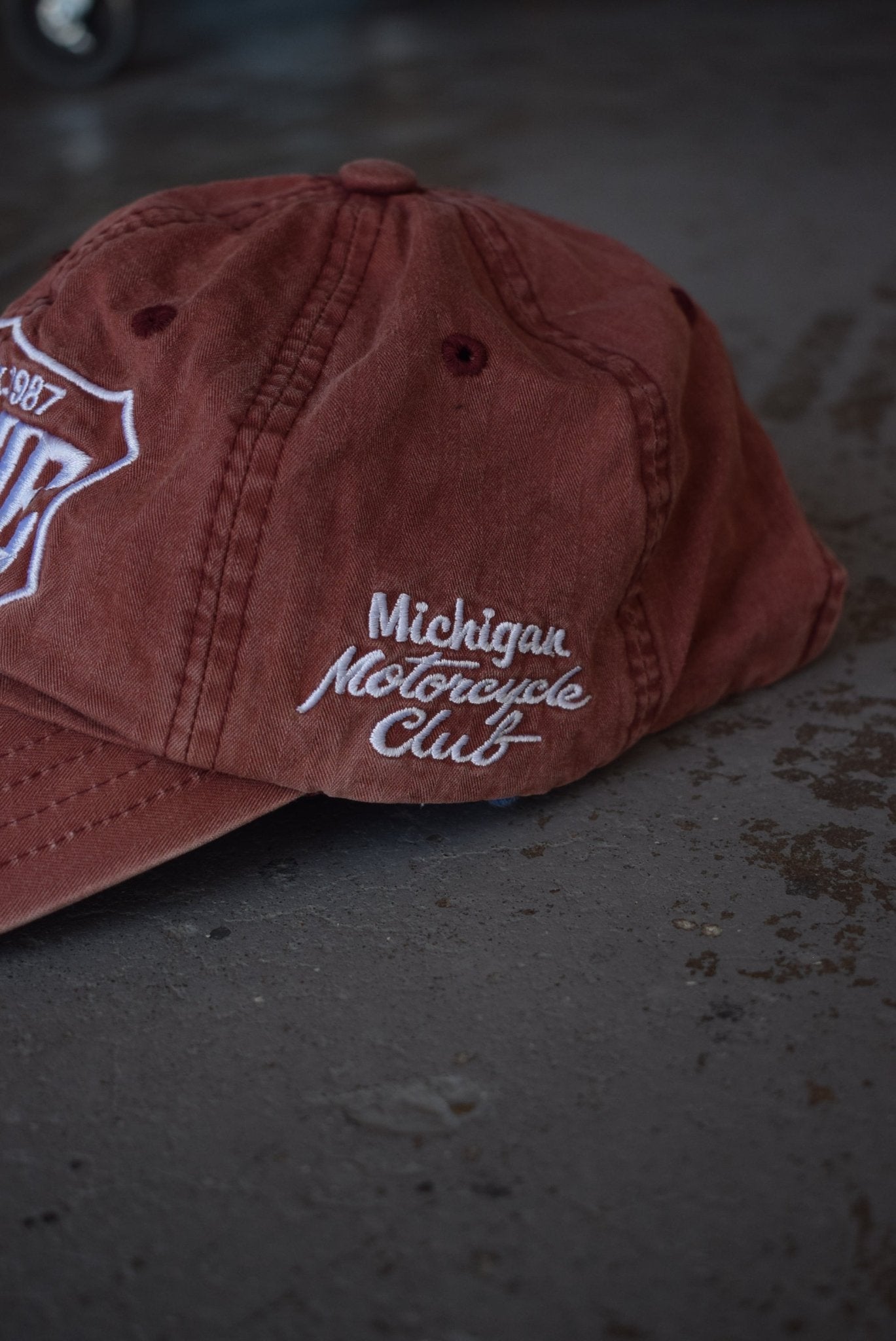 Vintage Michigan Motorcycle Club Y2K Hat - Retrospective Store