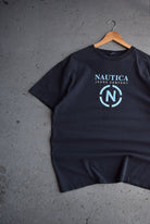Vintage Nautica Jeans Company Spellout Tee (L) - Retrospective Store