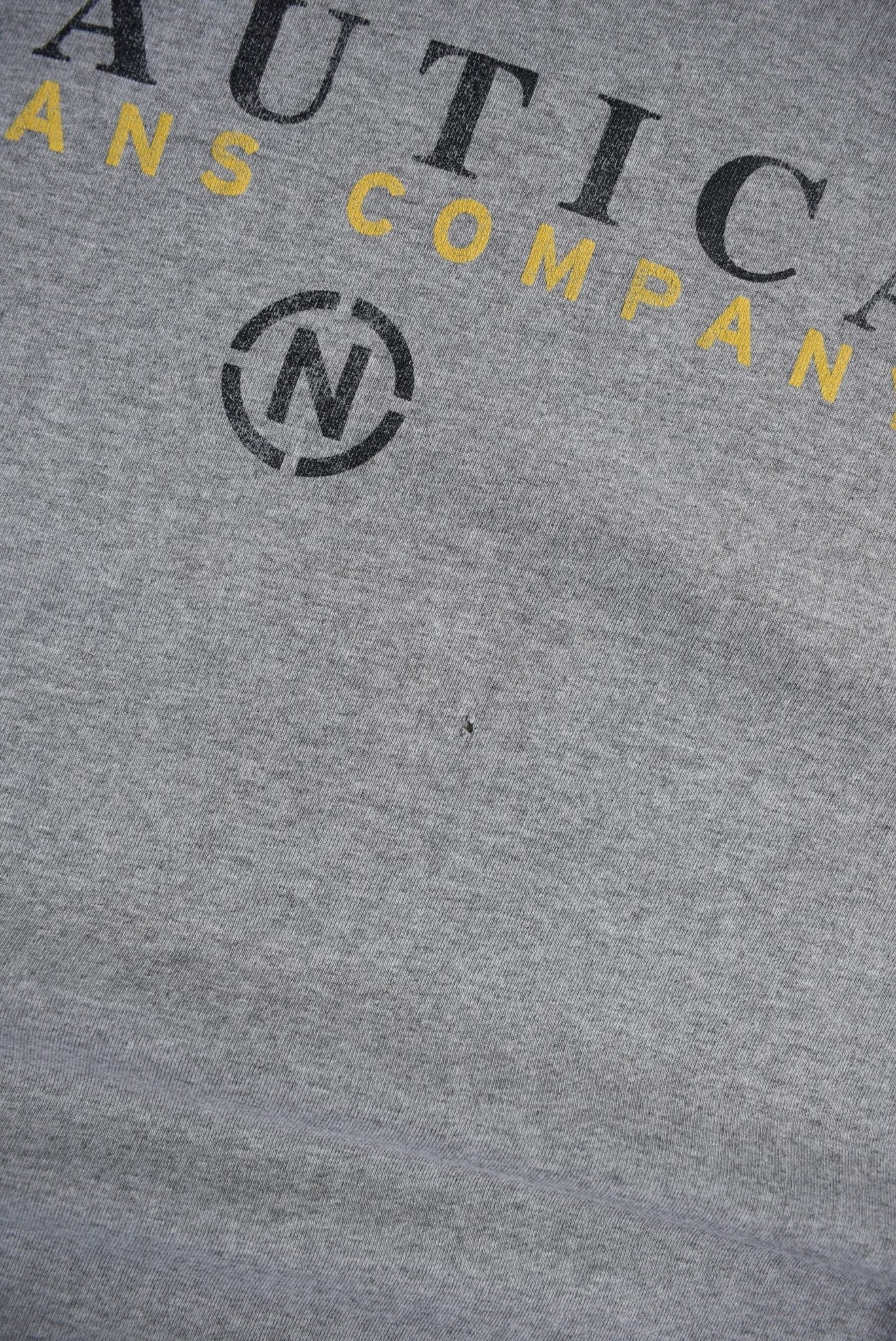 Vintage Nautica Jeans Spellout Tee (XL) - Retrospective Store