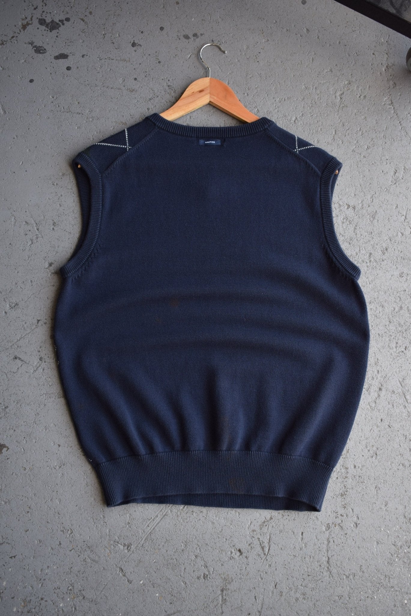 Vintage Nautica Knitted Vest (M/L) - Retrospective Store
