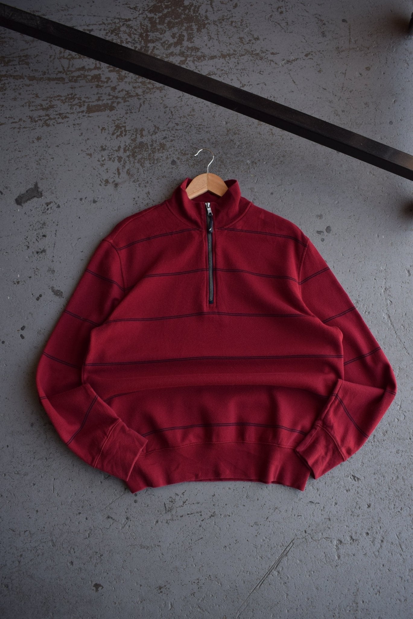 Vintage Nautica Quarter Zip Sweater (L) - Retrospective Store
