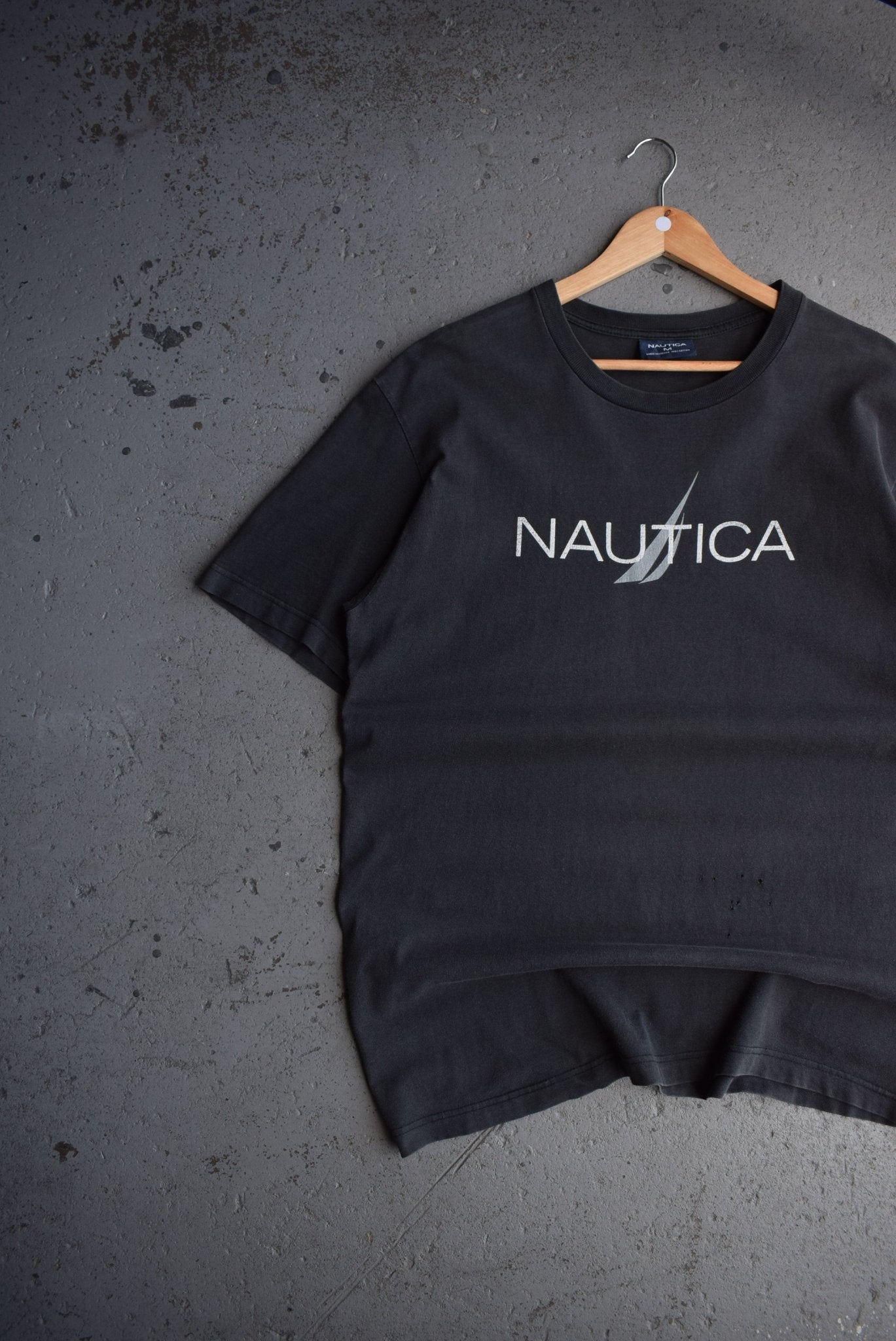 Vintage Nautica Spellout Tee (L) - Retrospective Store