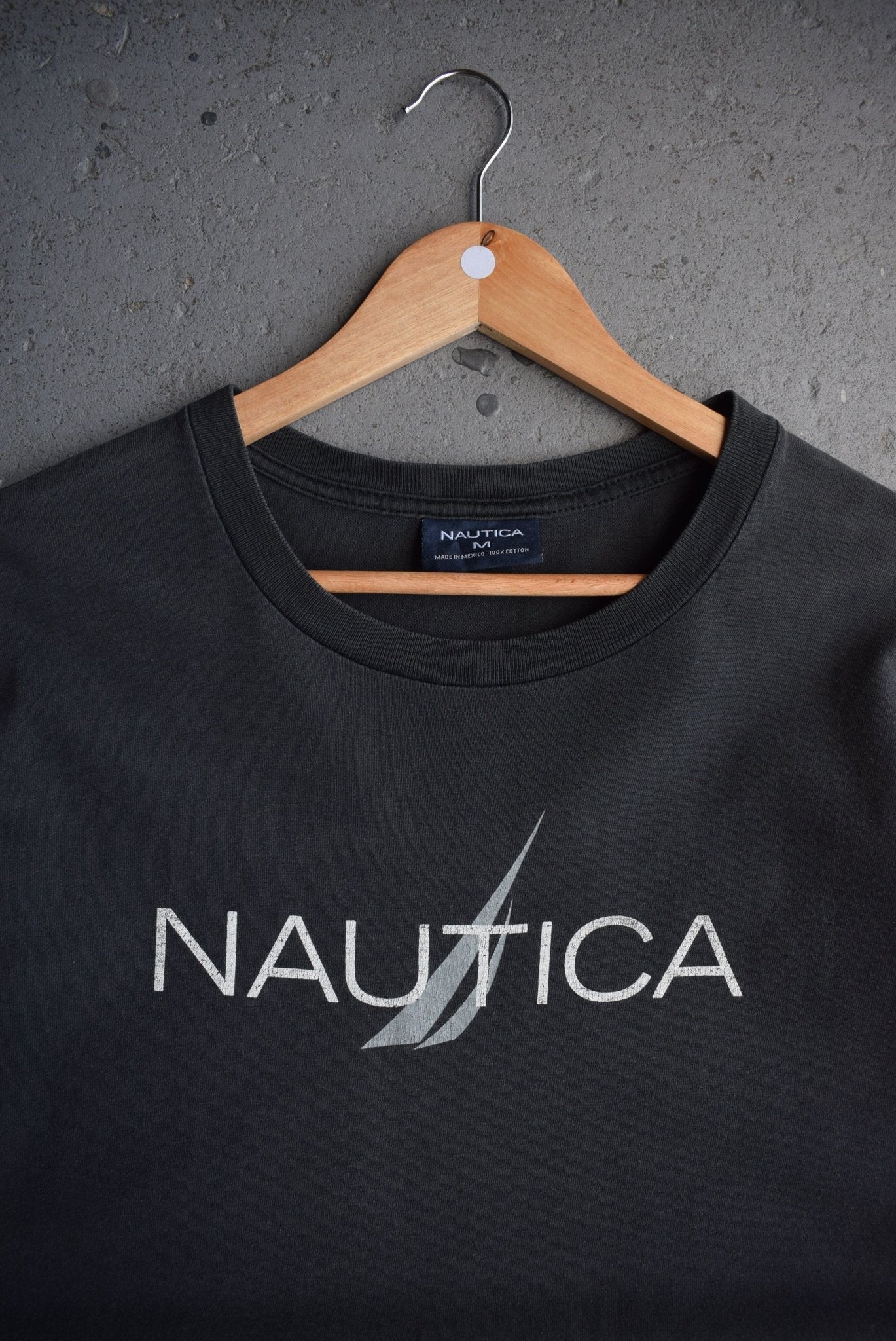 Vintage Nautica Spellout Tee (L) - Retrospective Store