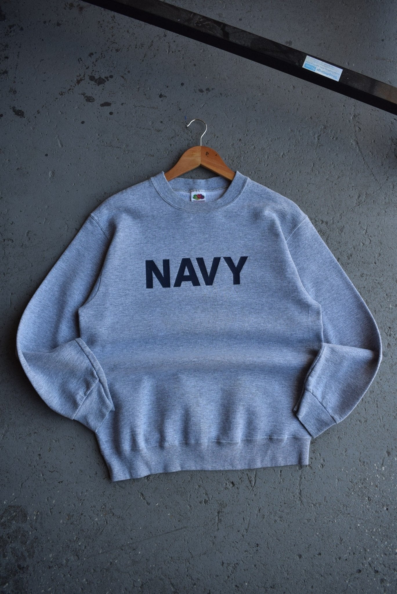 Vintage Navy Crewneck (S/M) - Retrospective Store