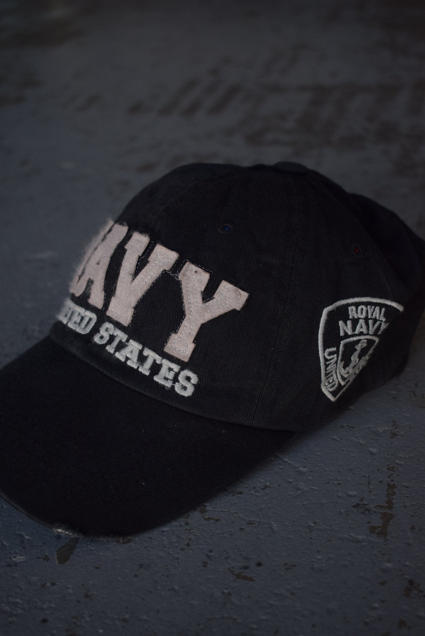 Vintage NAVY United States Y2K Hat - Retrospective Store
