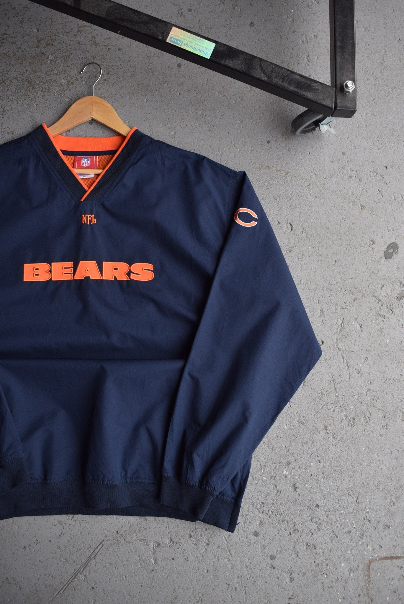 Vintage NFL Chicago Bears Embroidered Pullover Jacket (XL) - Retrospective Store