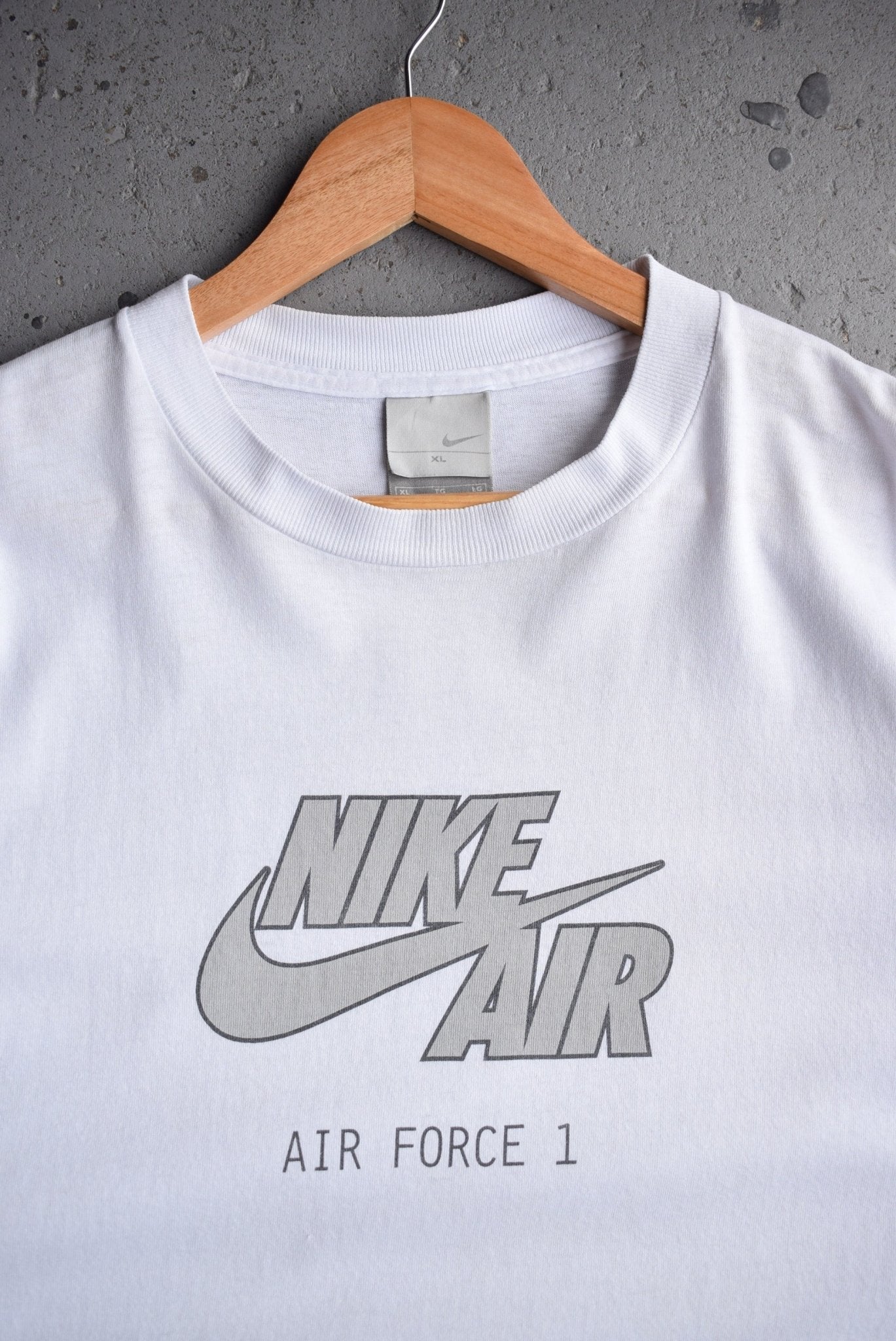Vintage Nike Air Force 1 Spellout Tee (XL) - Retrospective Store