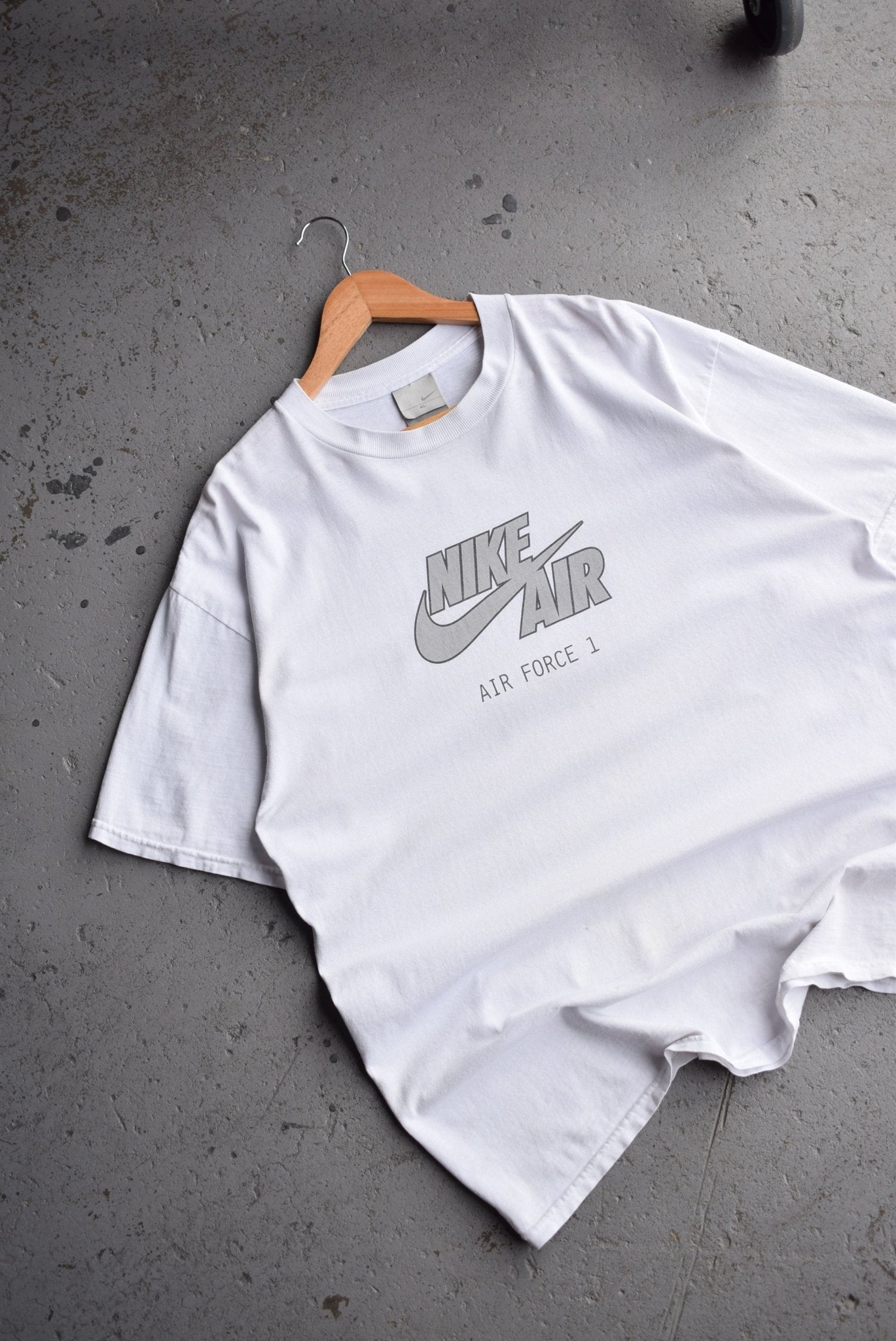 Vintage Nike Air Force 1 Spellout Tee (XL) - Retrospective Store