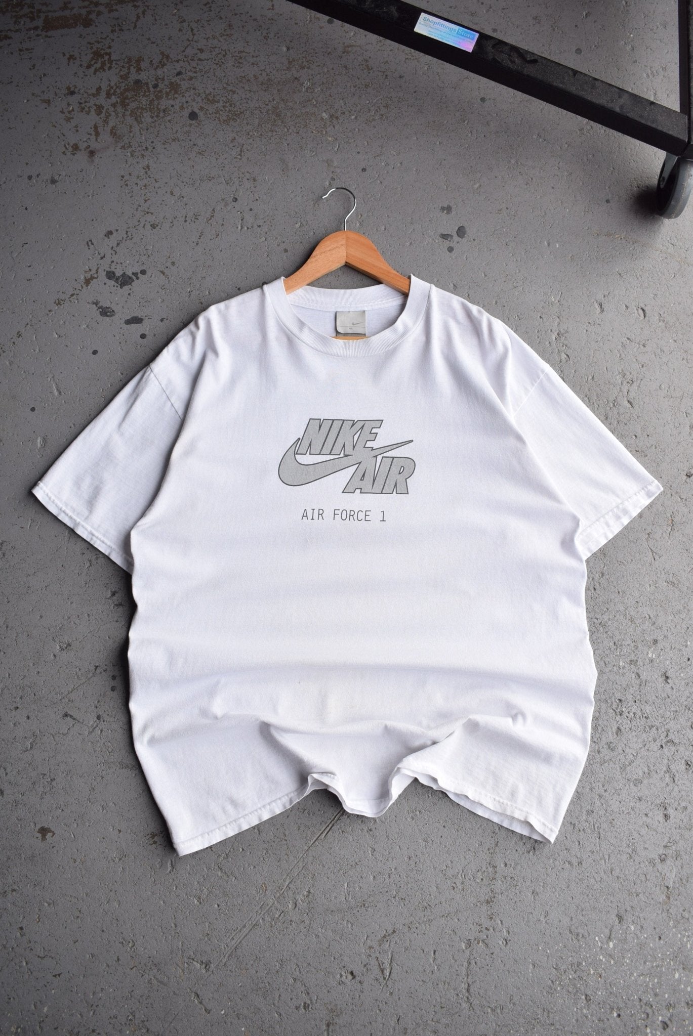 Vintage Nike Air Force 1 Spellout Tee (XL) - Retrospective Store