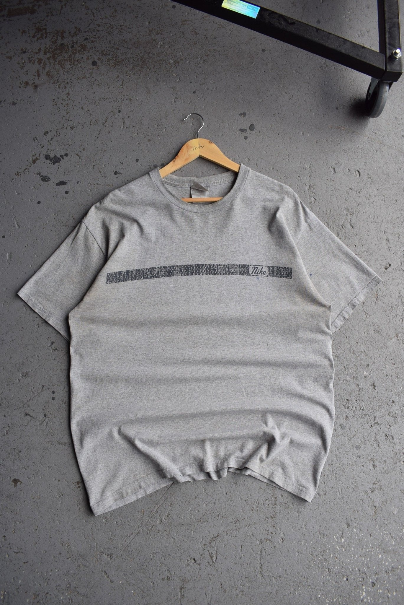 Vintage Nike Athletics Spellout Tee (L) - Retrospective Store