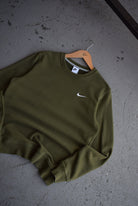 Vintage Nike Classic Logo Embroidered Crewneck (M) - Retrospective Store