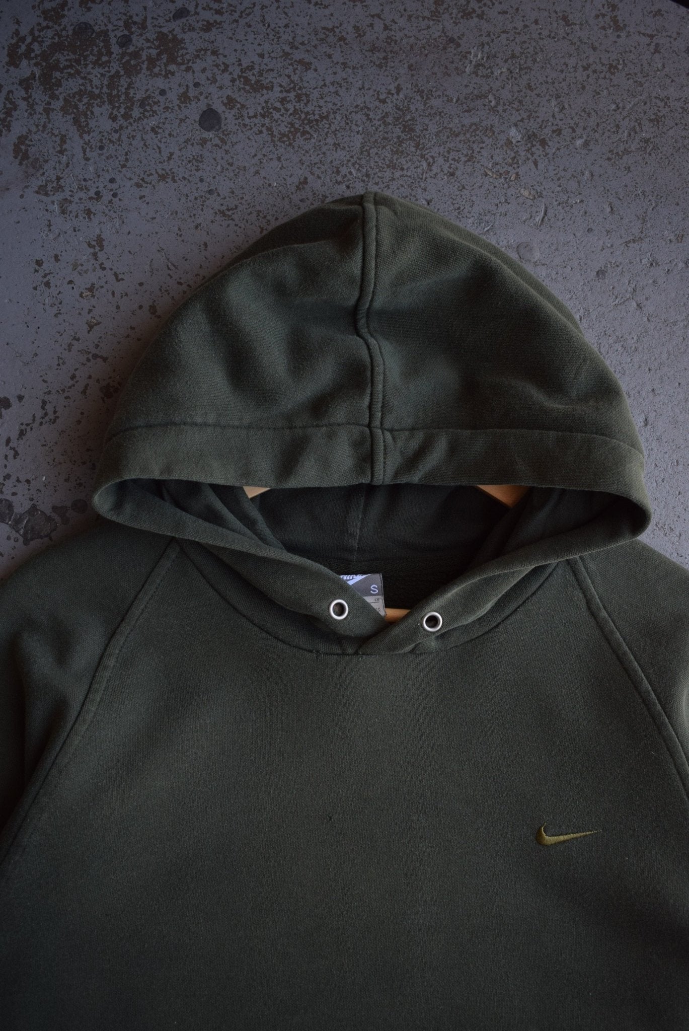 Vintage Nike Classic Logo Embroidered Hoodie (S) - Retrospective Store