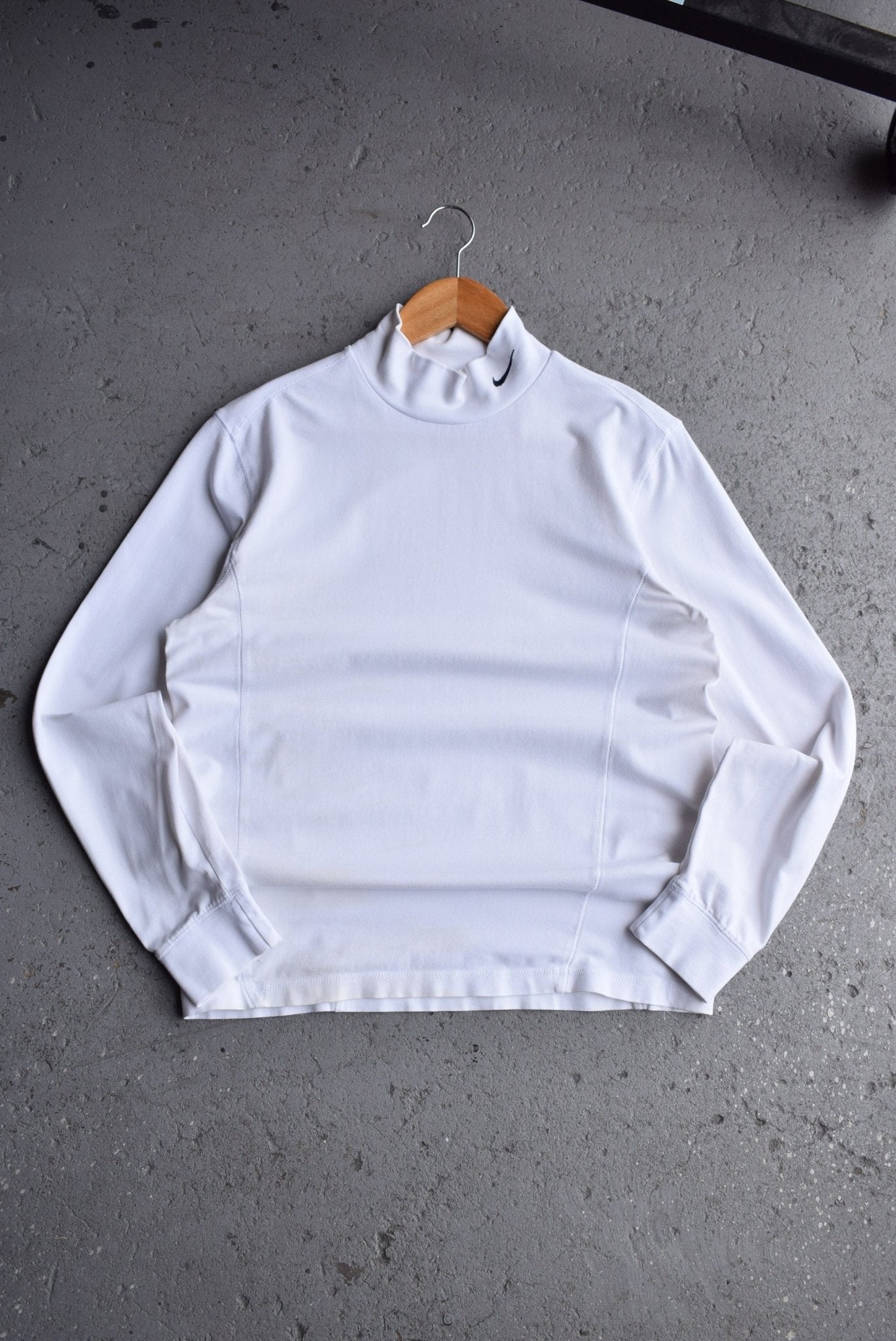 Vintage Nike Classic Logo Embroidered Mockneck (S/M) - Retrospective Store