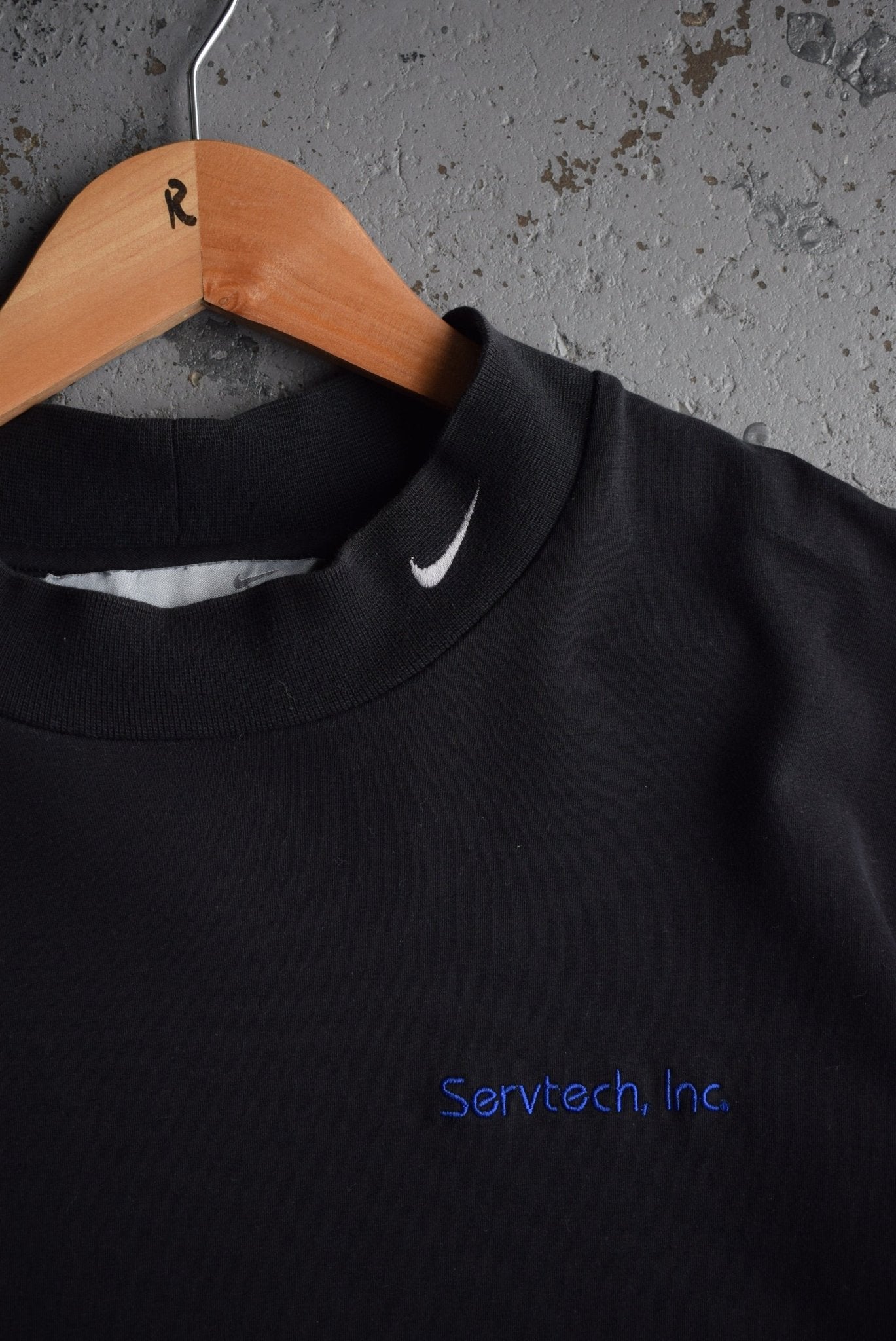 Vintage Nike Classic Logo Embroidered Mockneck (XL) - Retrospective Store