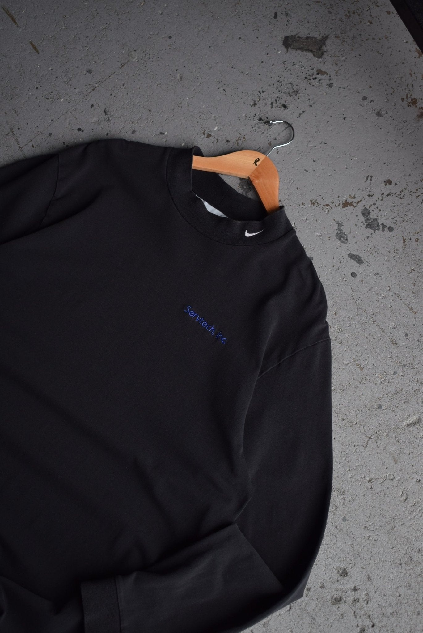 Vintage Nike Classic Logo Embroidered Mockneck (XL) - Retrospective Store