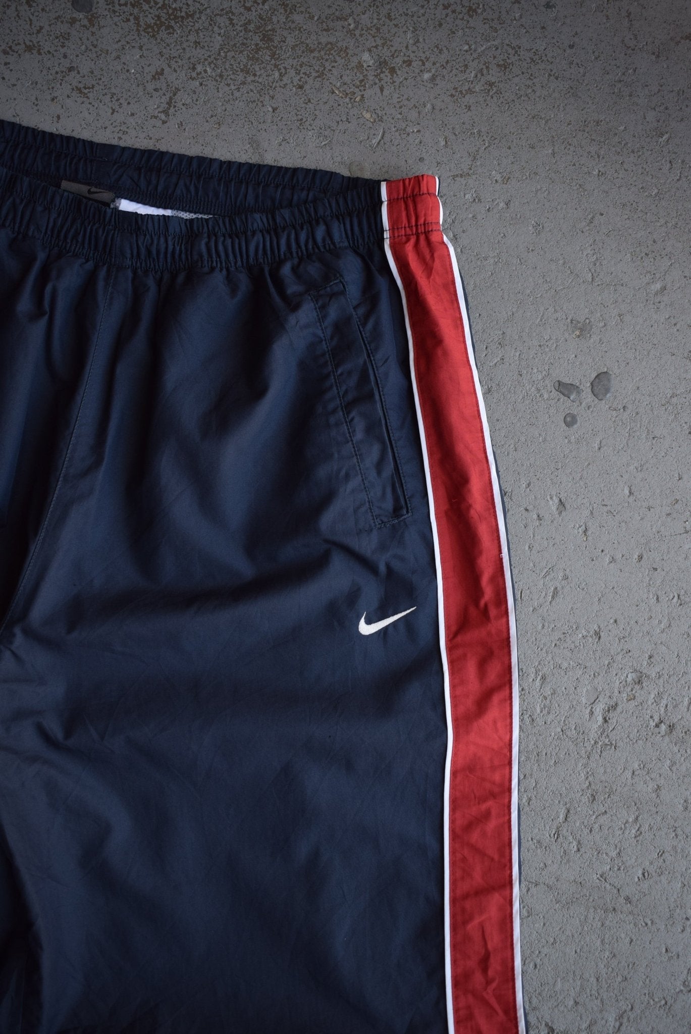 Vintage Nike Classic Logo Embroidered Track Pants (XL) - Retrospective Store